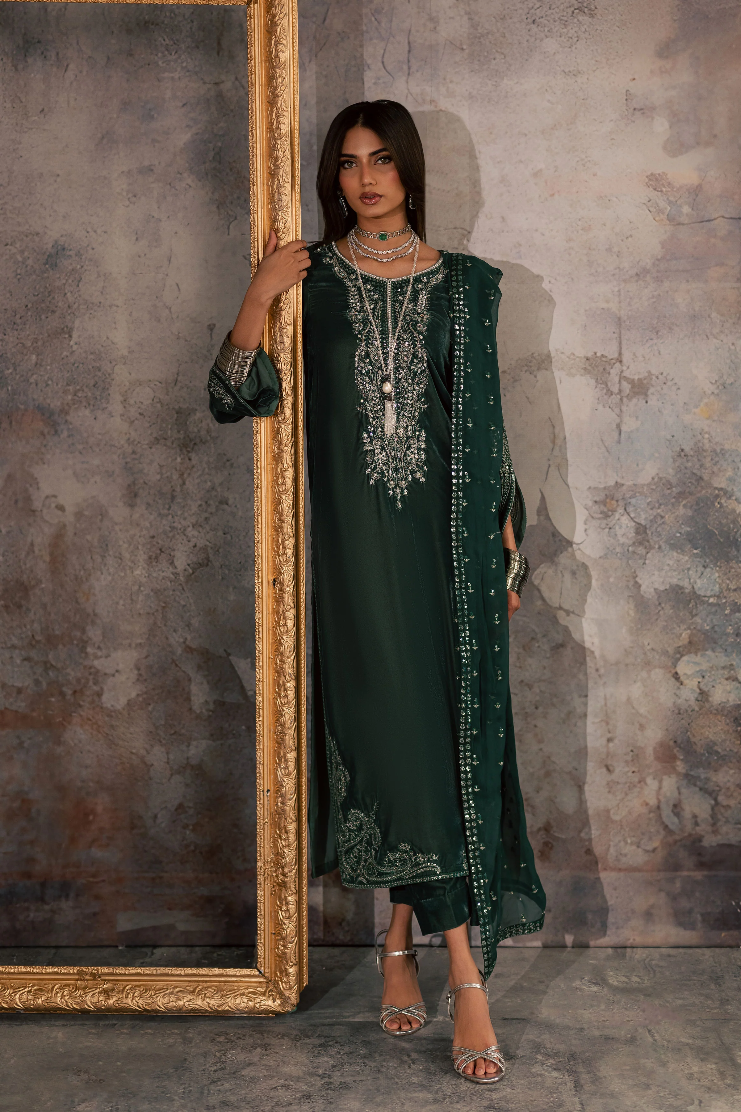 Opal 3Pc - Velvet Formal Dress - Image 8