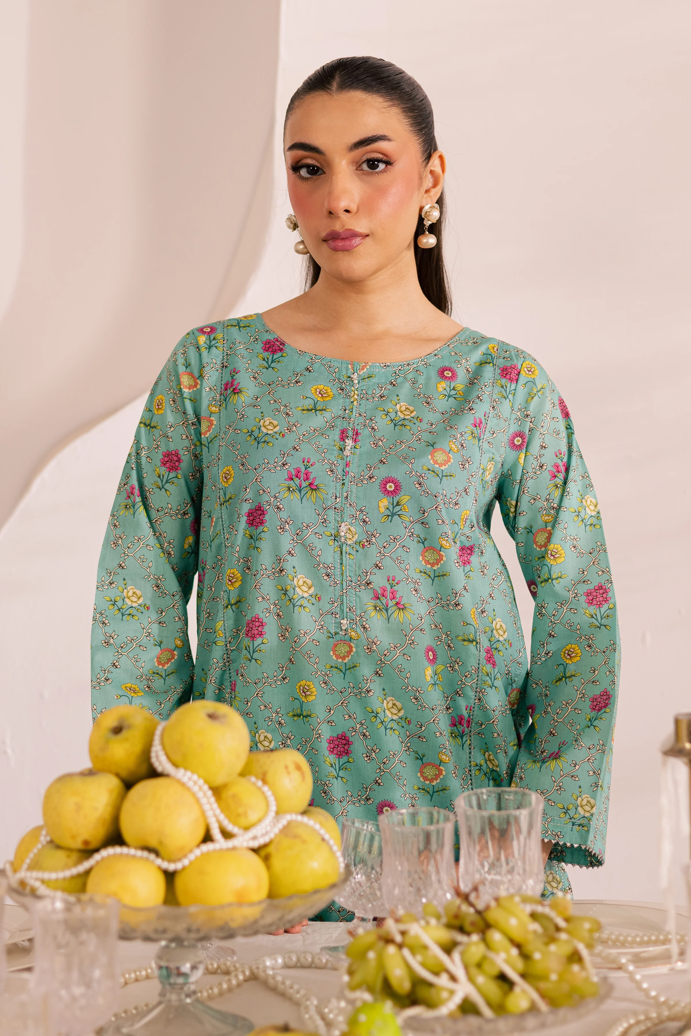 Ornate 2Pc - Printed Lawn Dress - Image 3