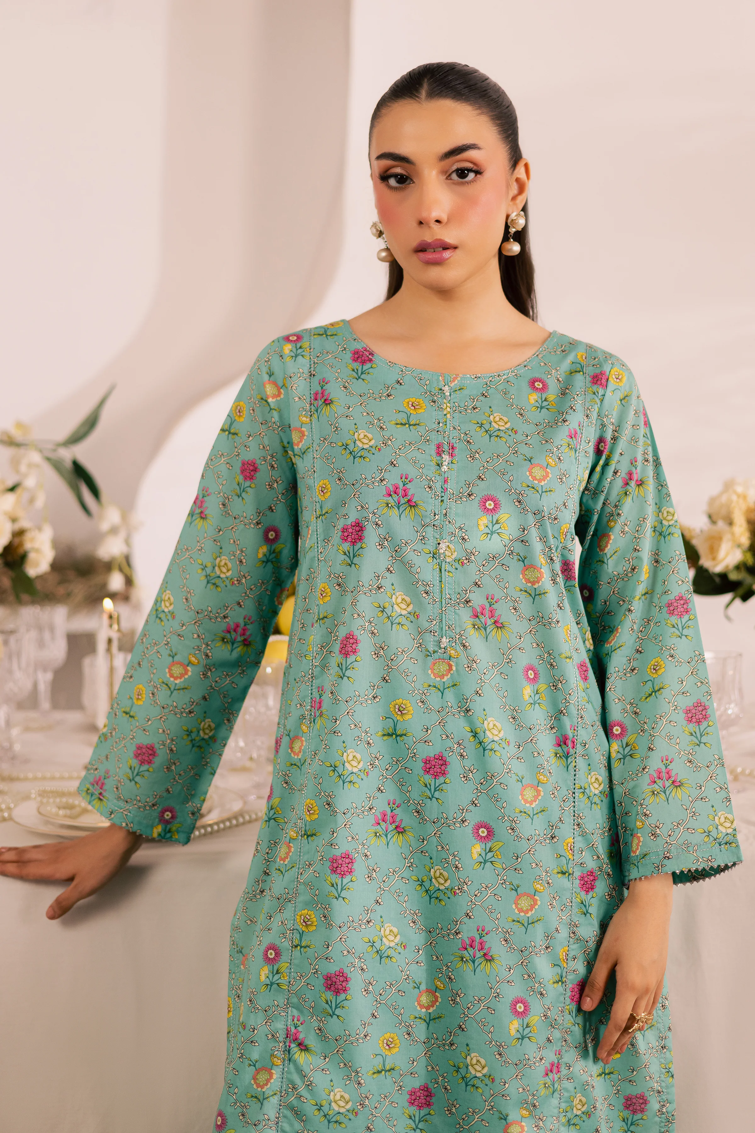 Ornate 2Pc - Printed Lawn Dress - Image 5