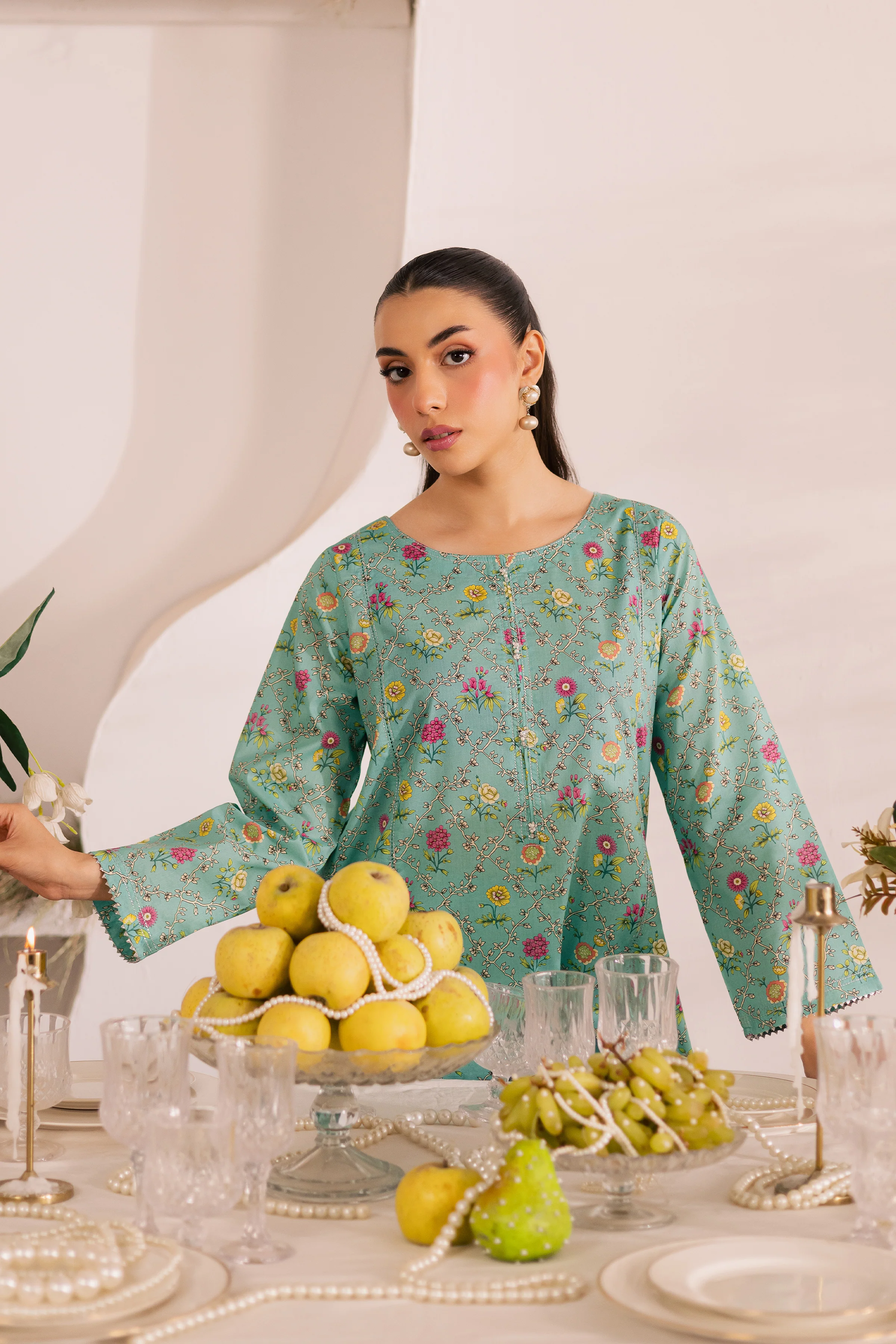 Ornate 2Pc - Printed Lawn Dress - Image 6