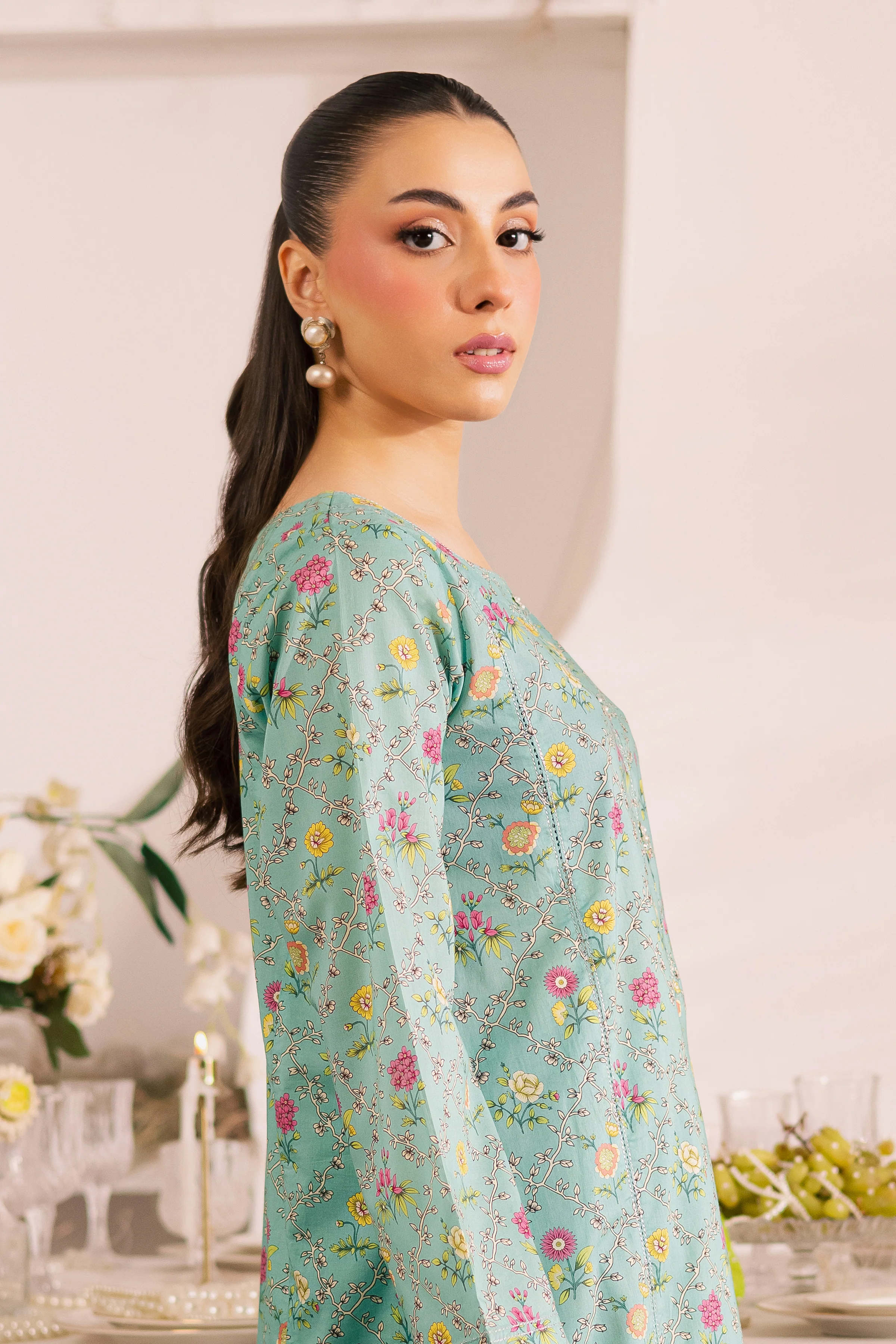 Ornate 2Pc - Printed Lawn Dress - Image 7