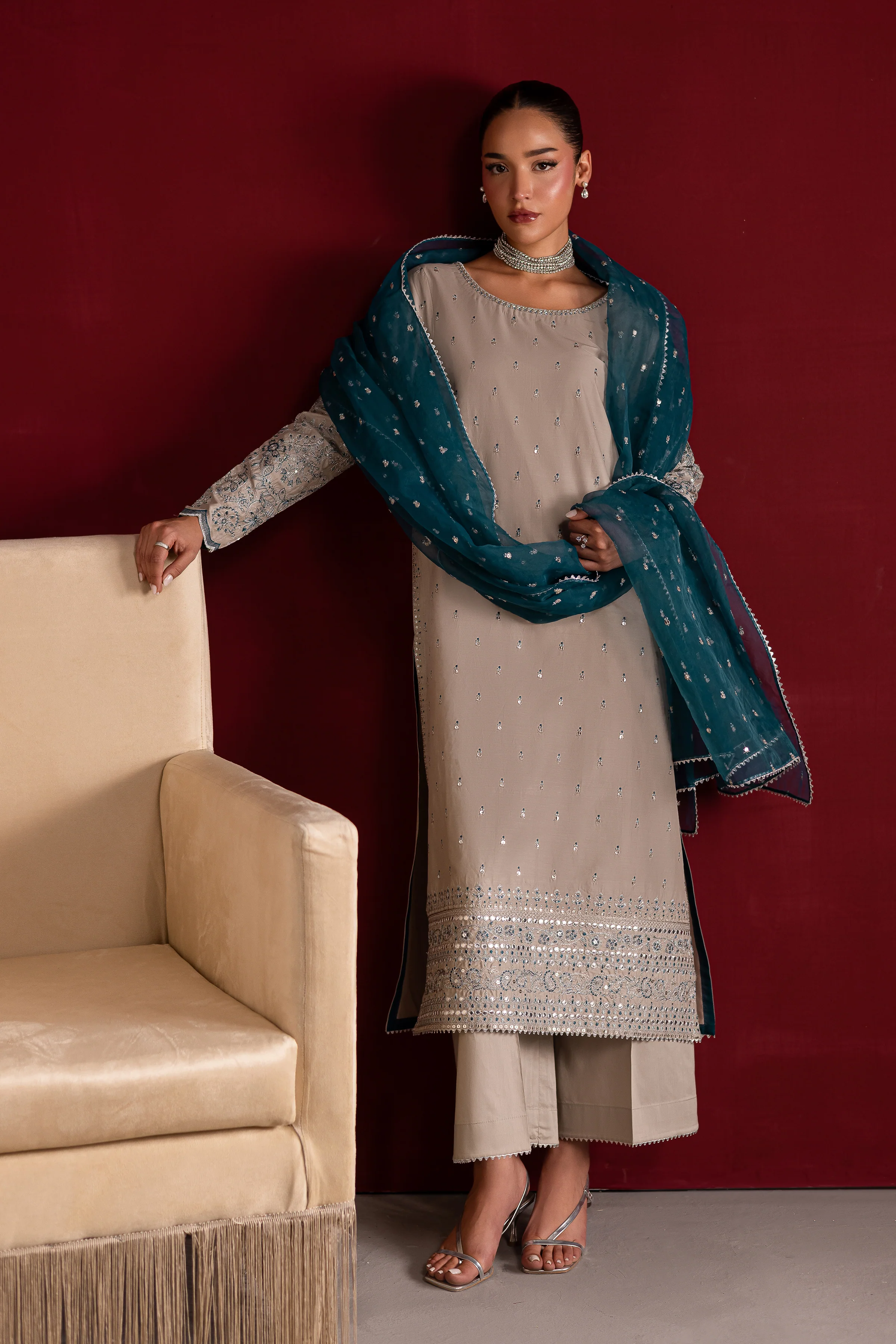 Pappaya 3Pc- Festive Luxe Pret - Image 5