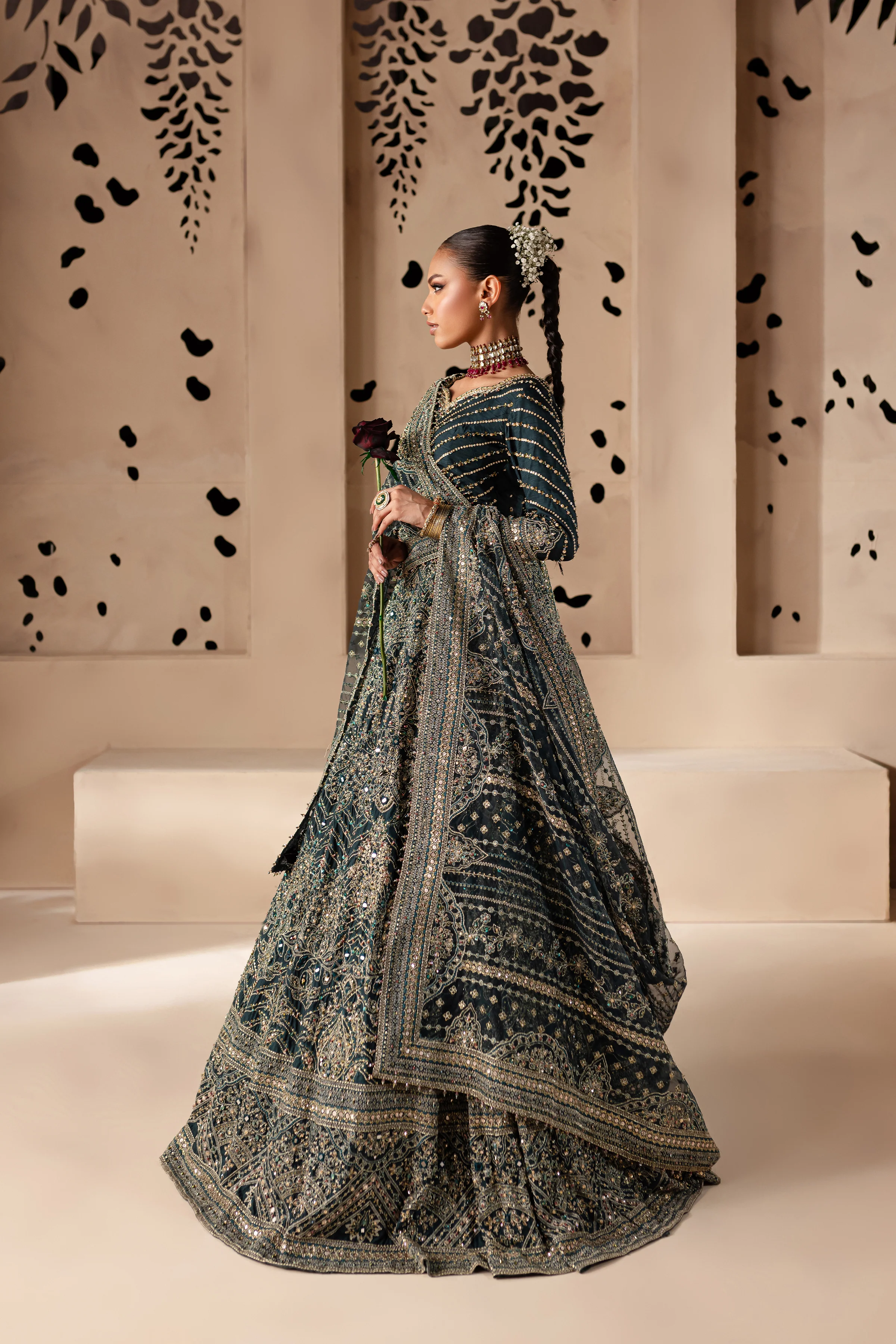 Parisa 4Pc - Bridal Dress - Image 12
