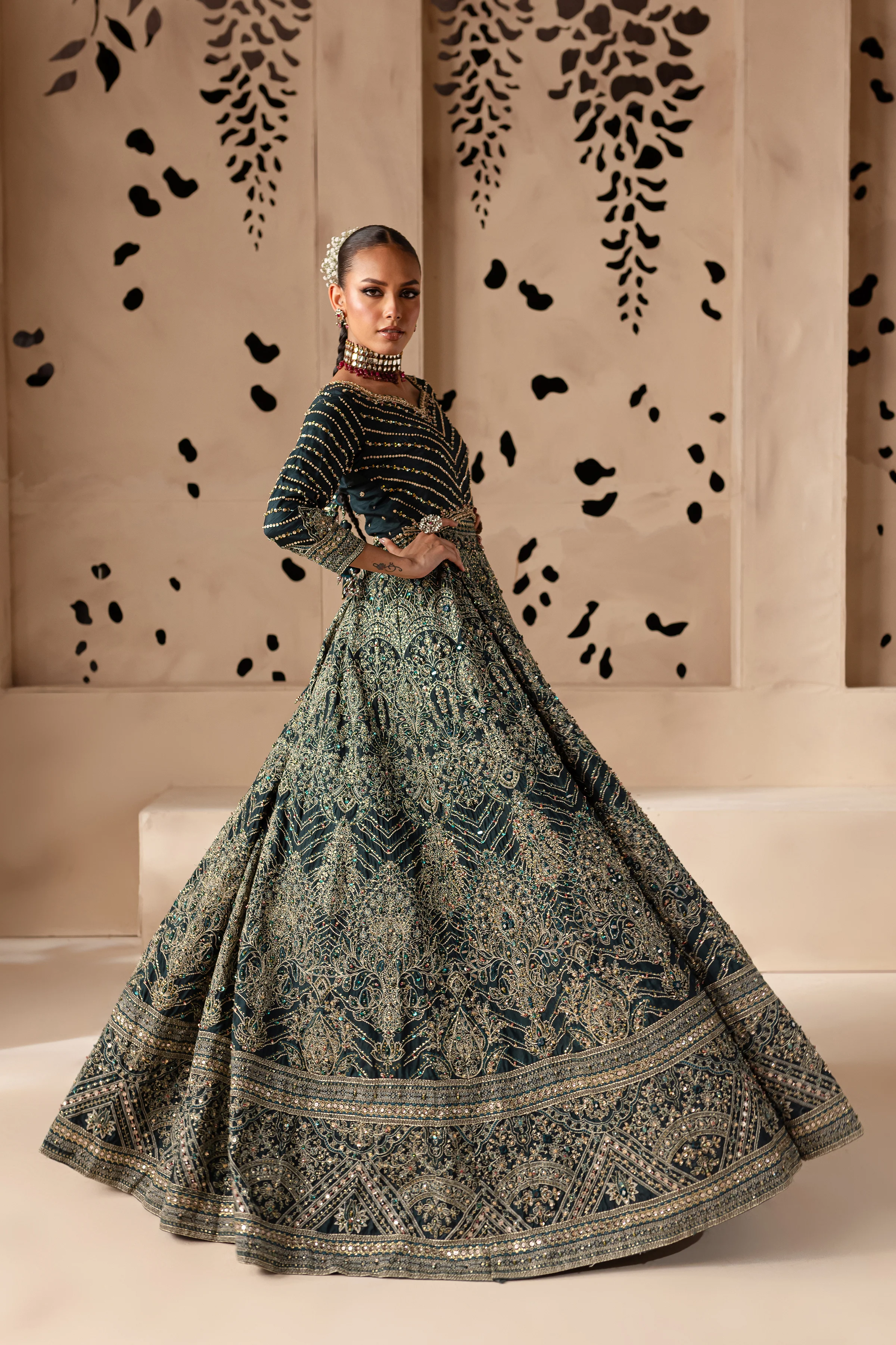 Parisa 4Pc - Bridal Dress - Image 9