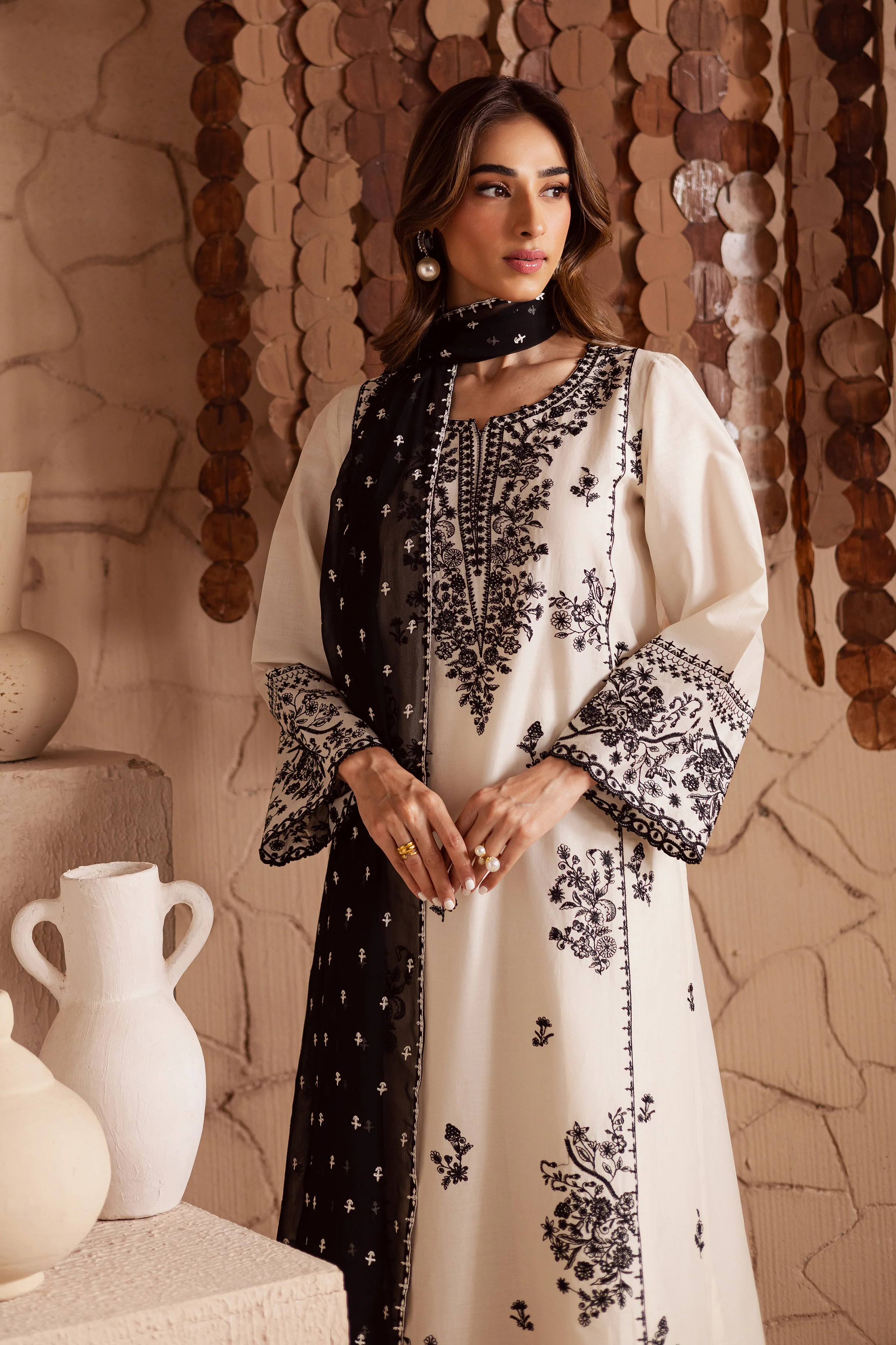 Parwana 3Pc - Embroidered Lawn Dress - Image 2