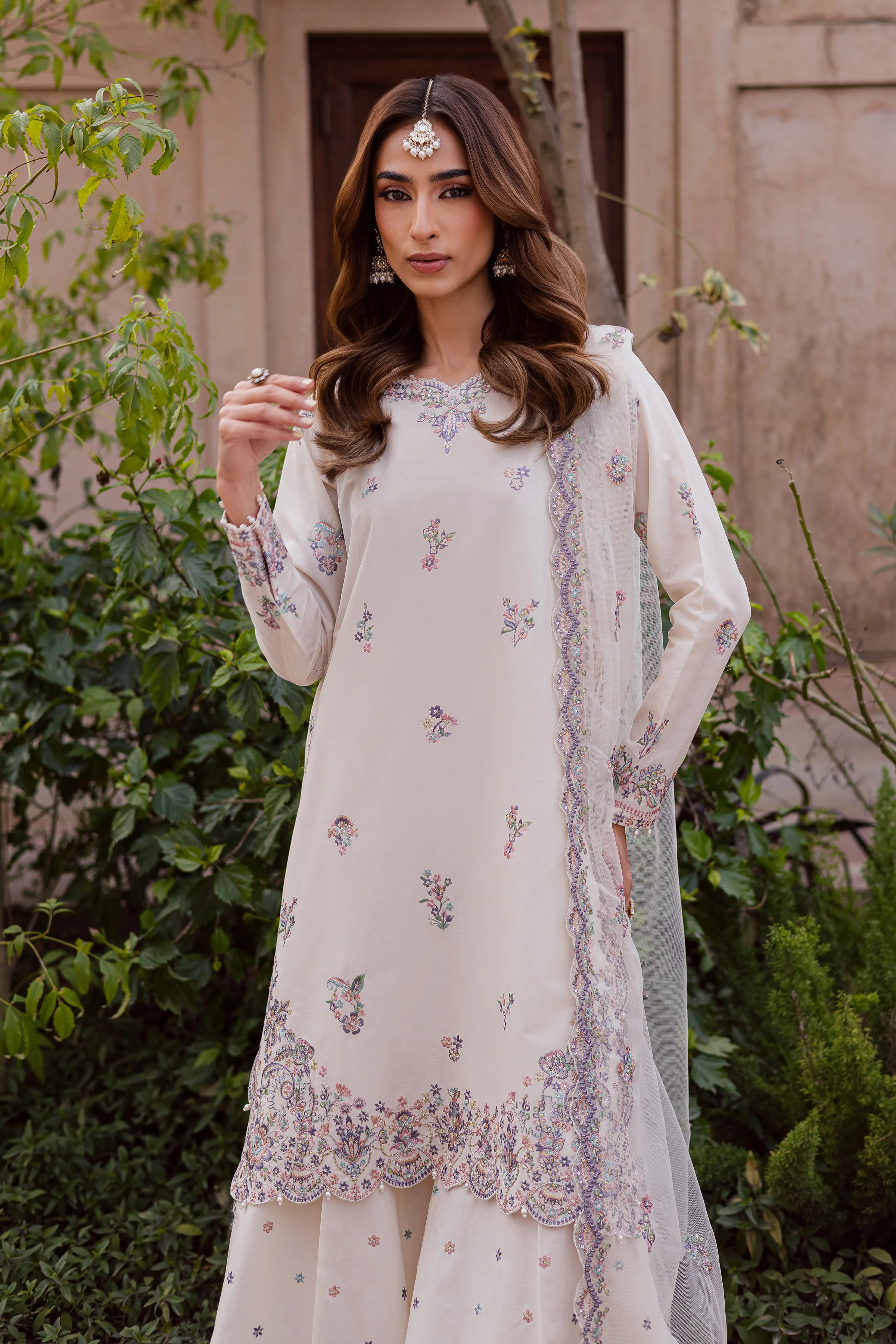 Pearl 3Pc - Festive Embroidered Lawn - Image 2