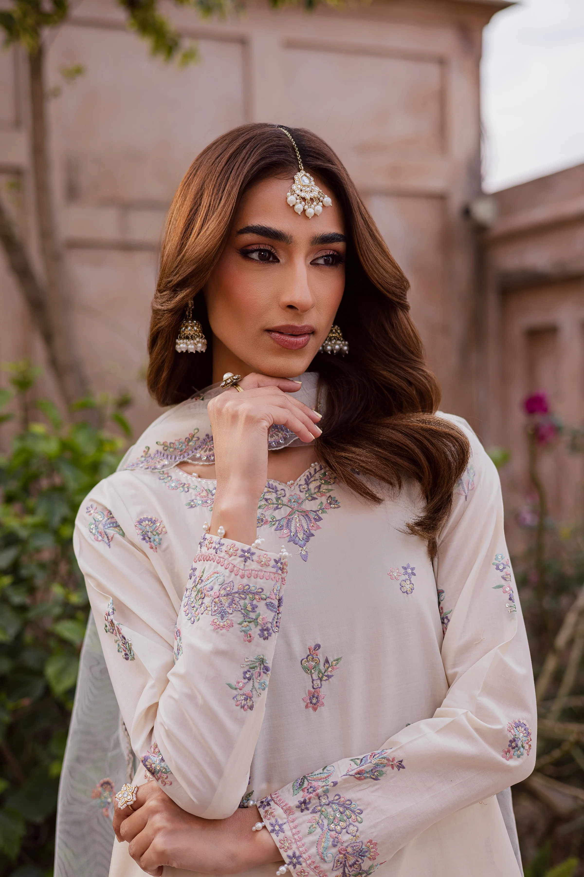 Pearl 3Pc - Festive Embroidered Lawn - Image 8