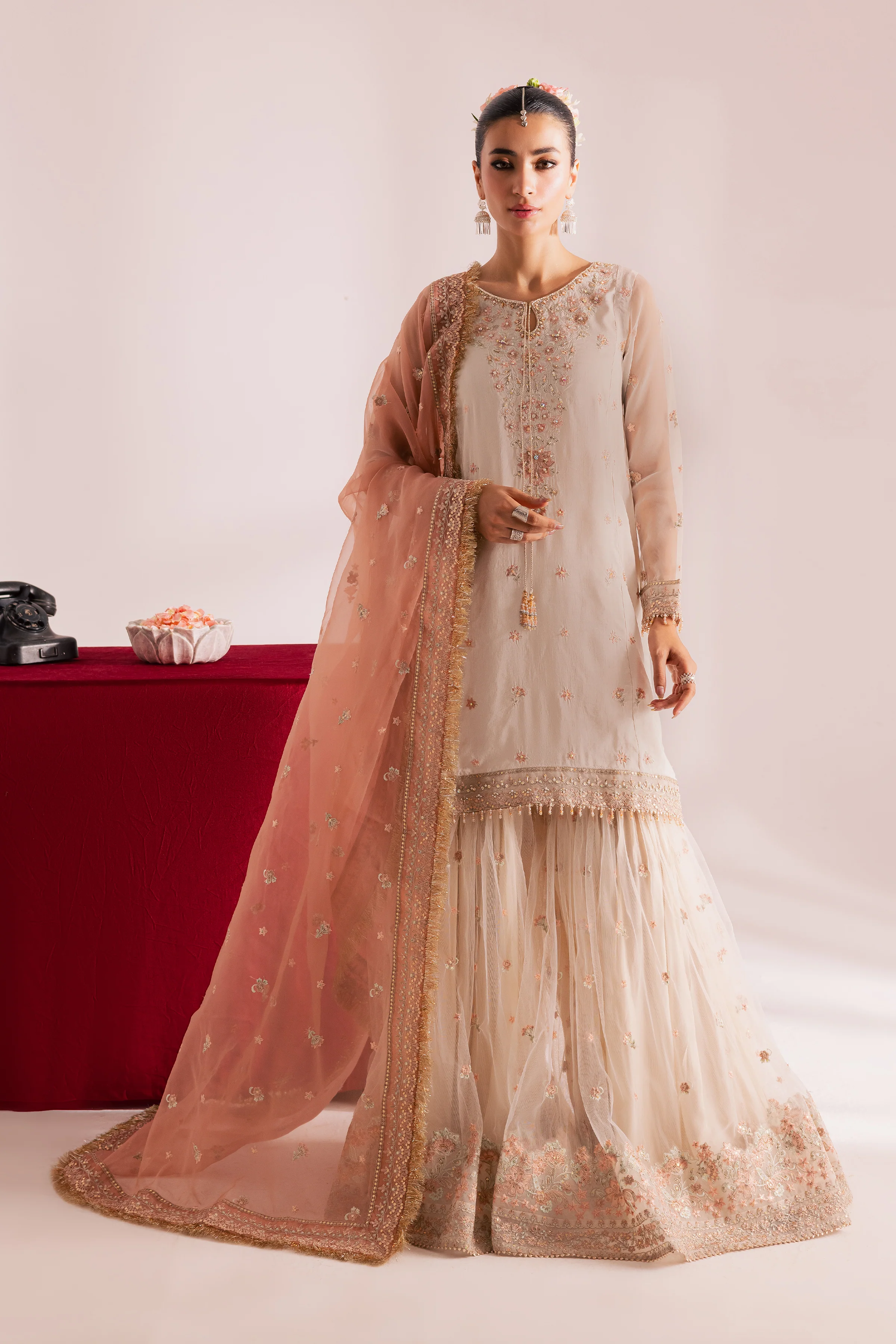 Pearl Sona 3Pc - Festive Luxe Pret - Image 4