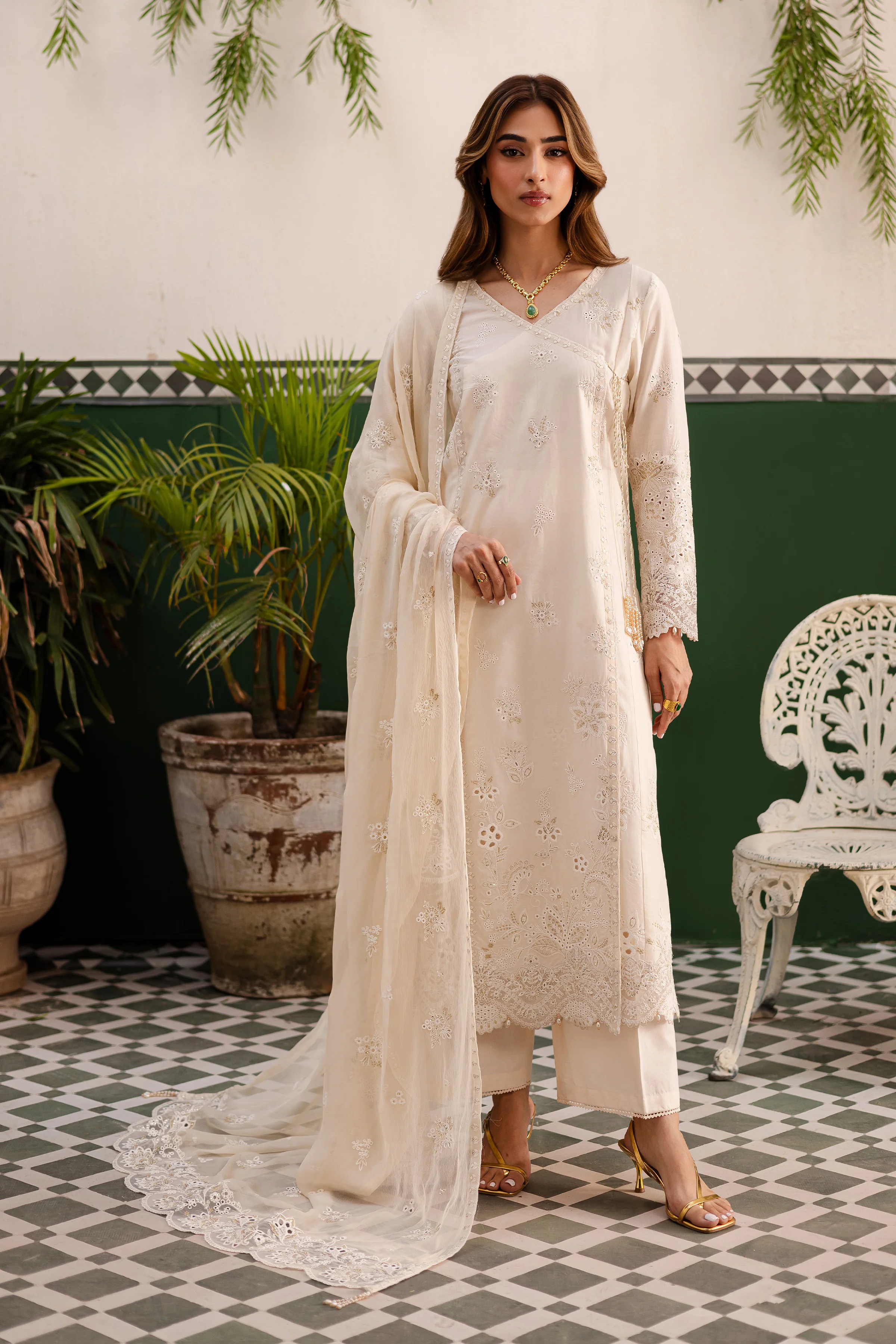 Pearl whisper 3Pc - Festive Eid Pret - Image 5