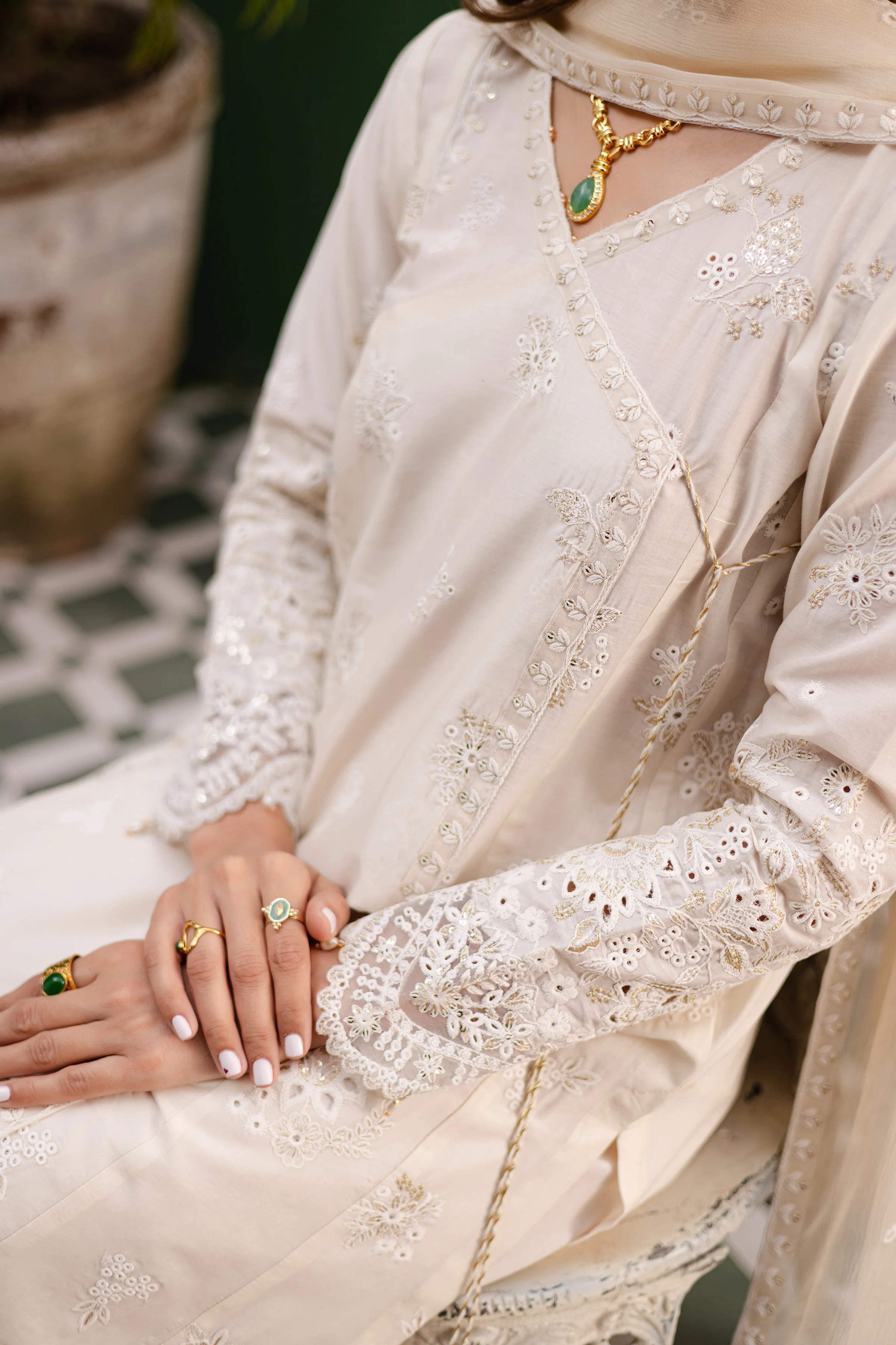 Pearl whisper 3Pc - Festive Eid Pret - Image 7