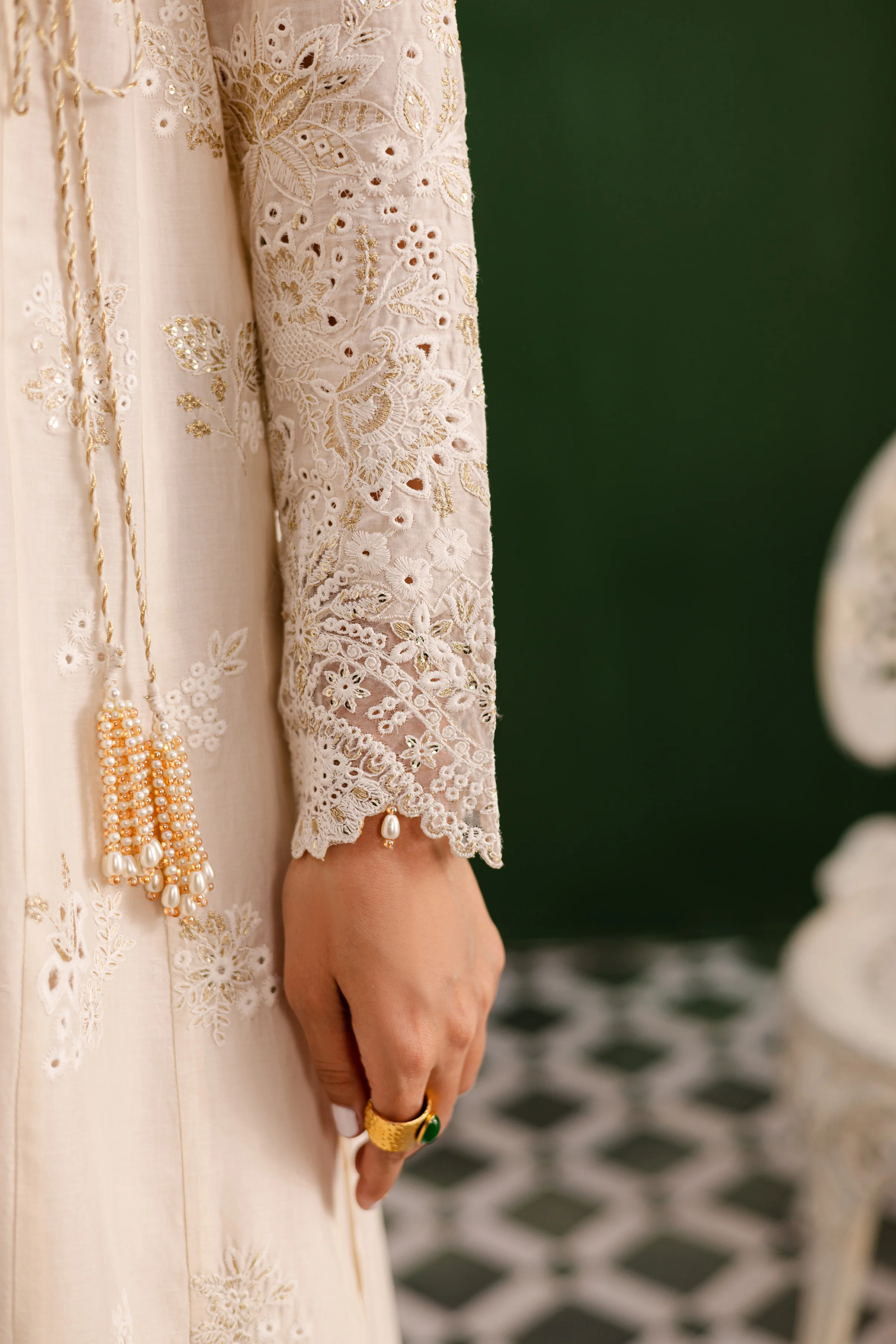 Pearl whisper 3Pc - Festive Eid Pret - Image 8