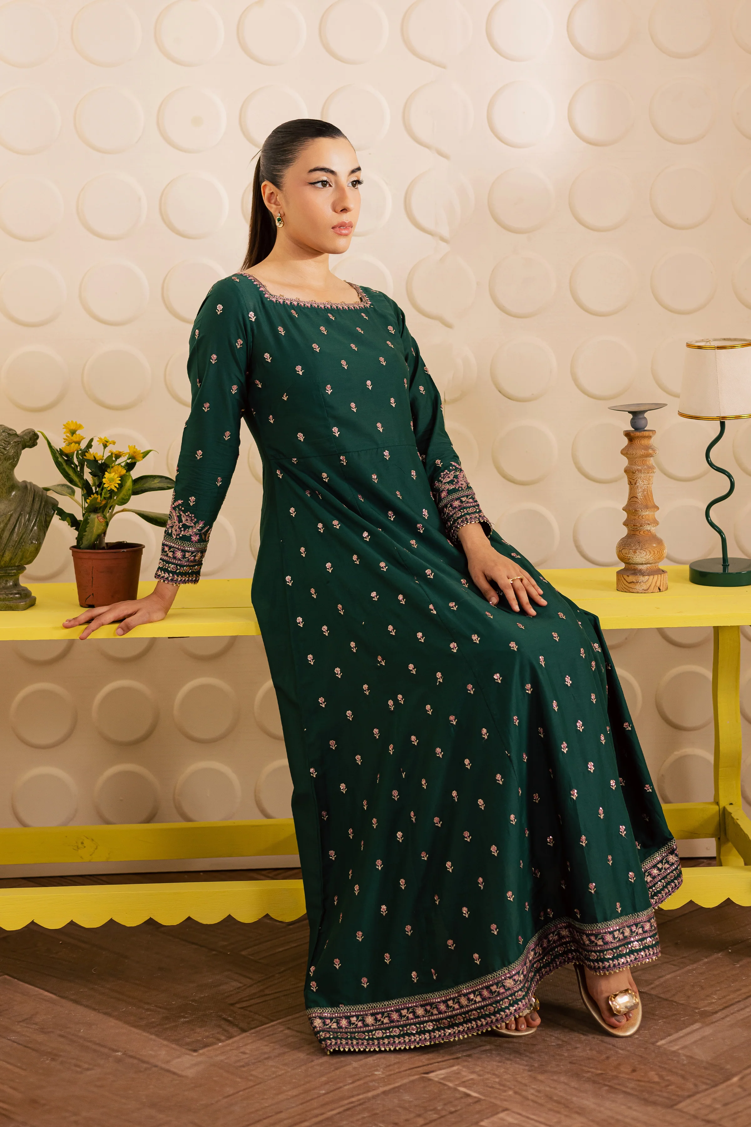 Picklepop 2Pc - Embroidered Lawn Pret - Image 4