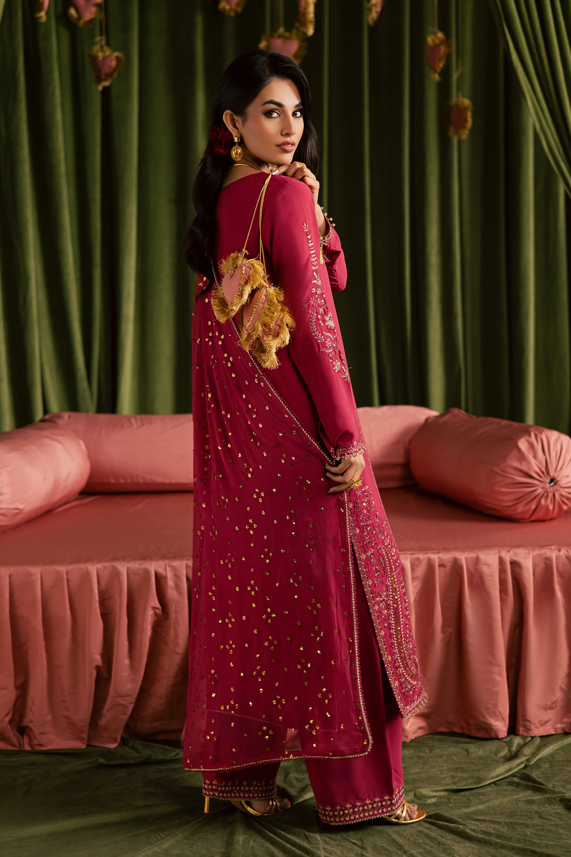 Pink Iris 3Pc - Festive Luxe Pret - Image 5