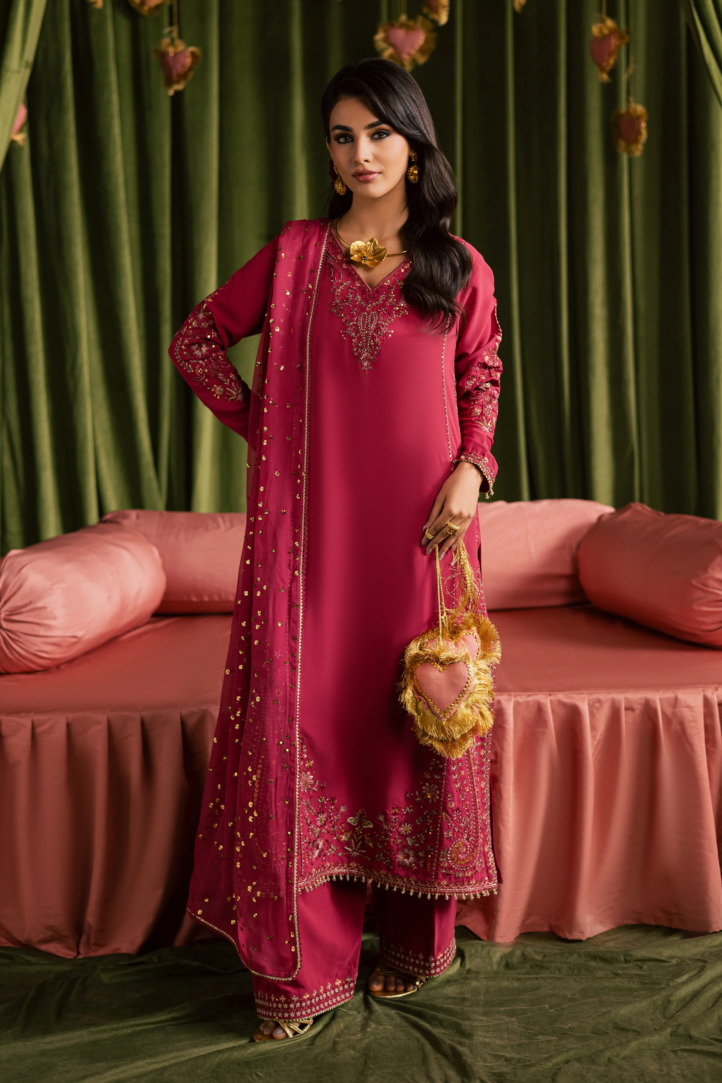 Pink Iris 3Pc - Festive Luxe Pret - Image 7