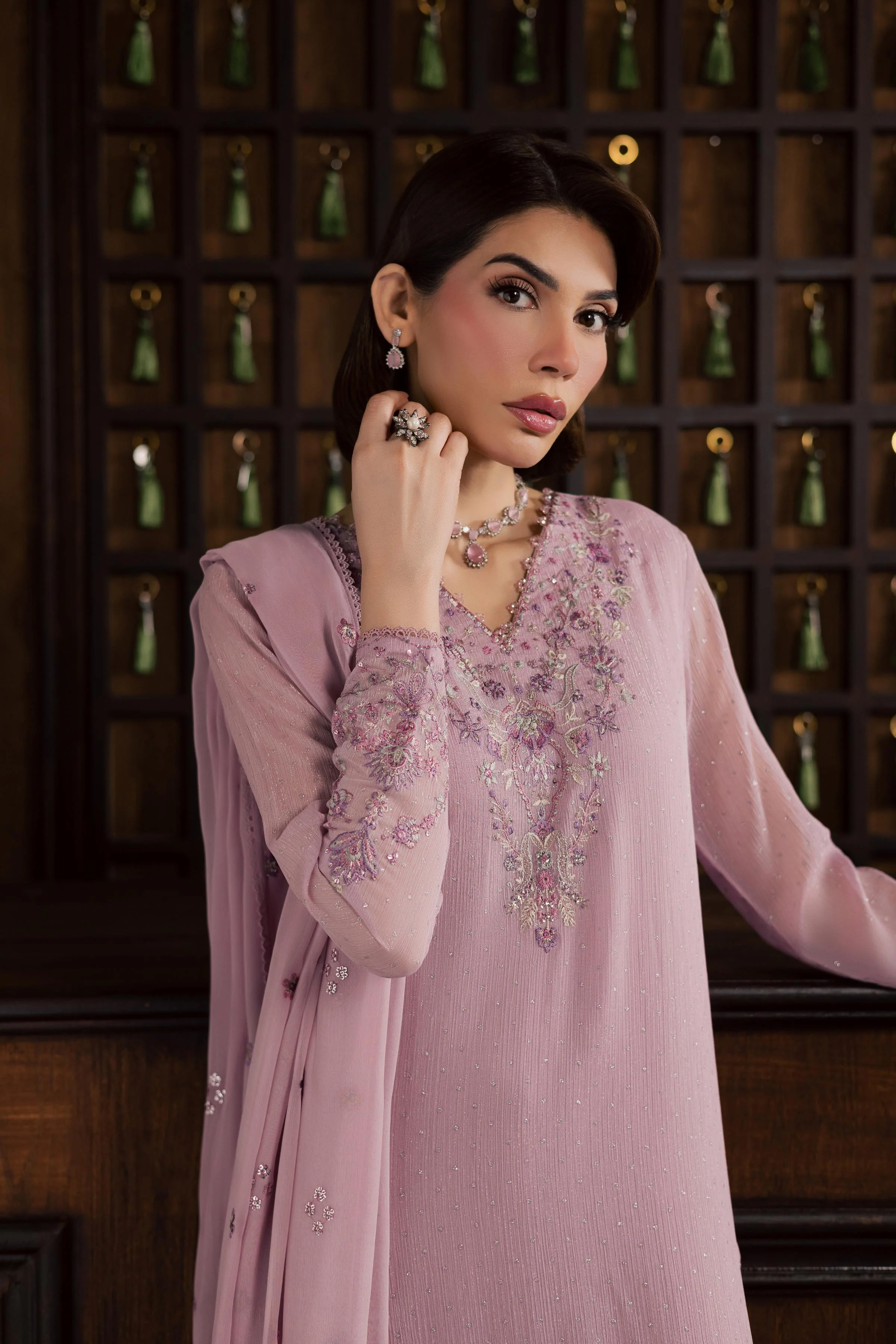 Pink Zimal 3Pc - Festive Luxury Formal - Image 10
