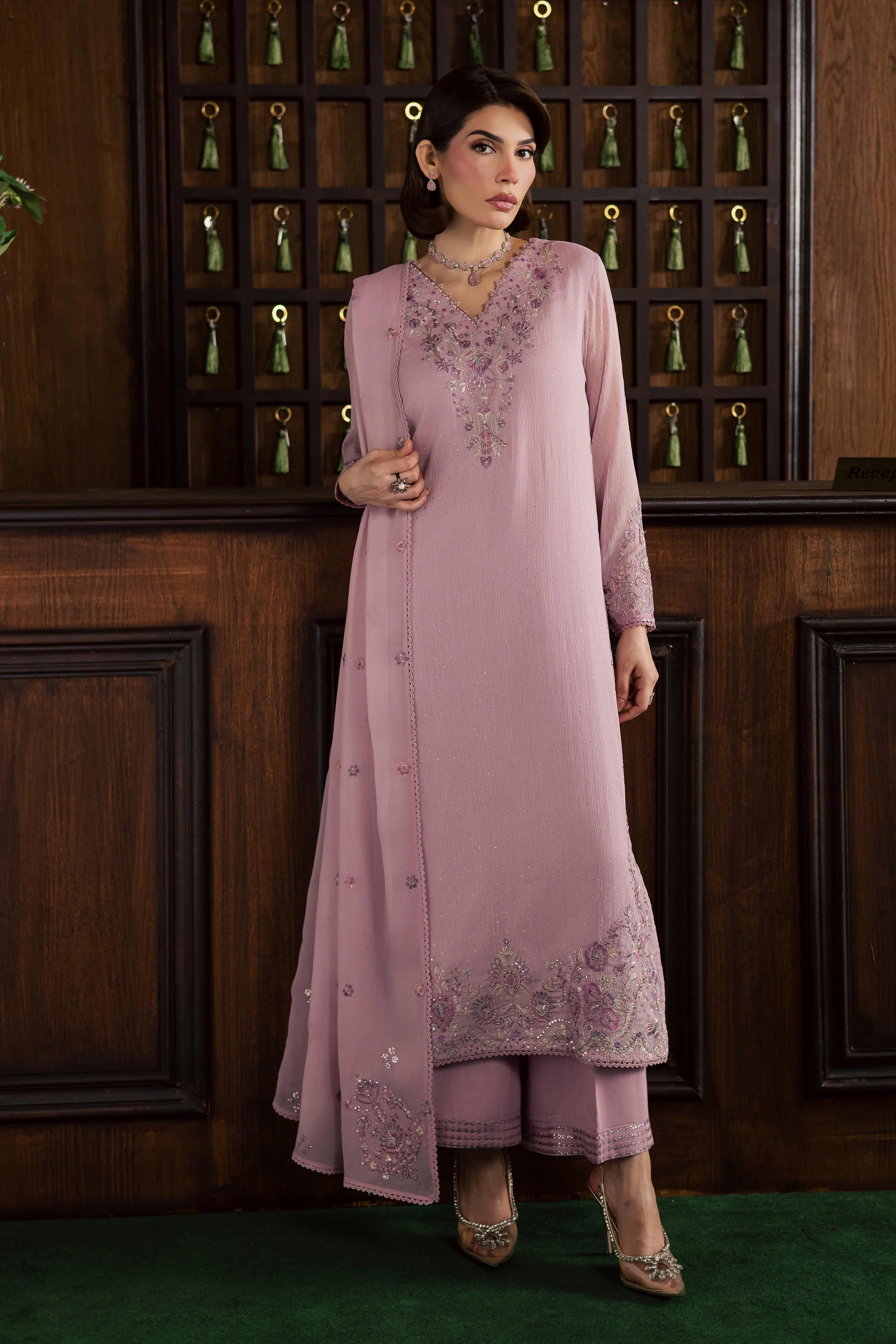Pink Zimal 3Pc - Festive Luxury Formal - Image 3