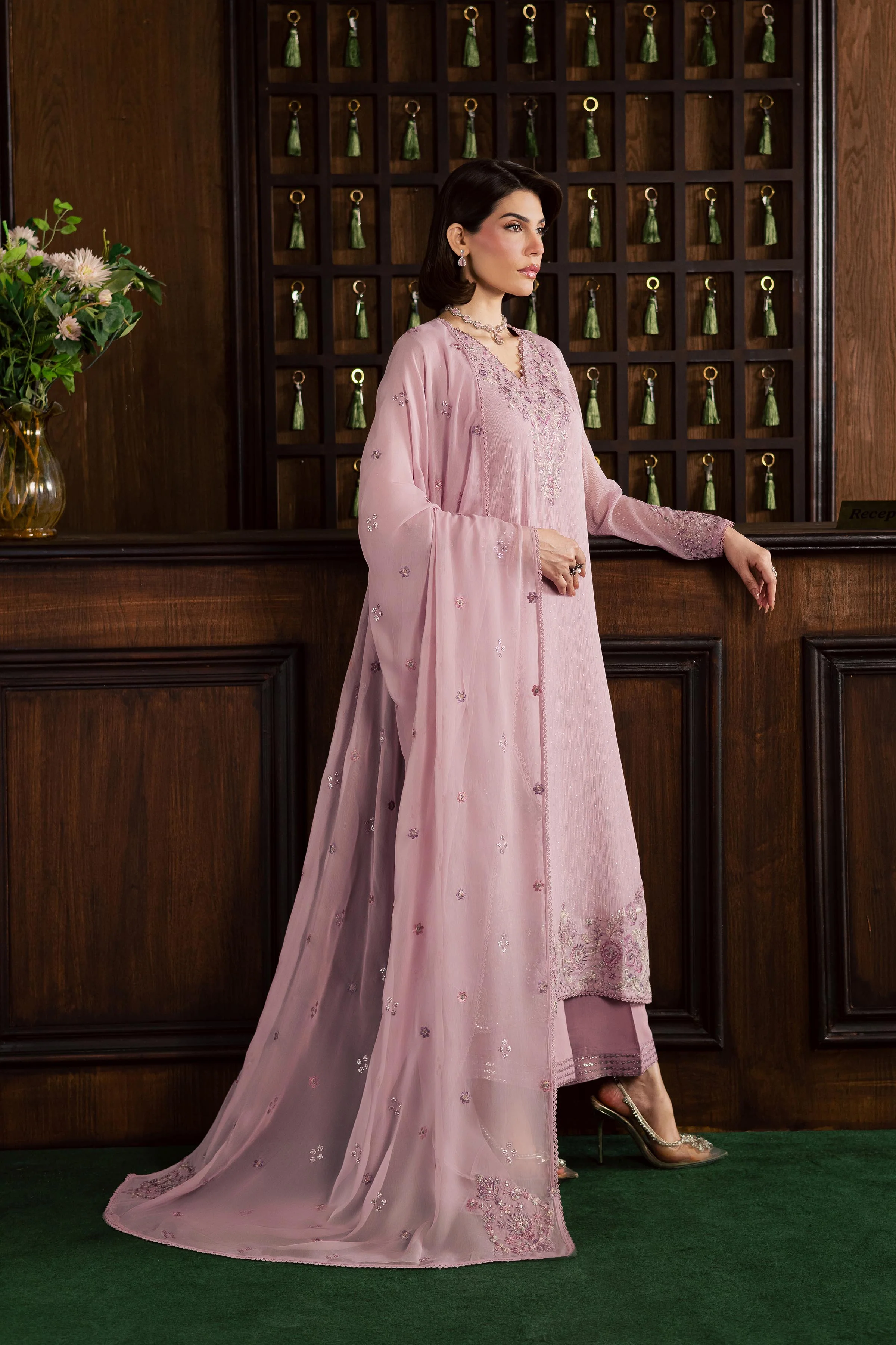 Pink Zimal 3Pc - Festive Luxury Formal - Image 4
