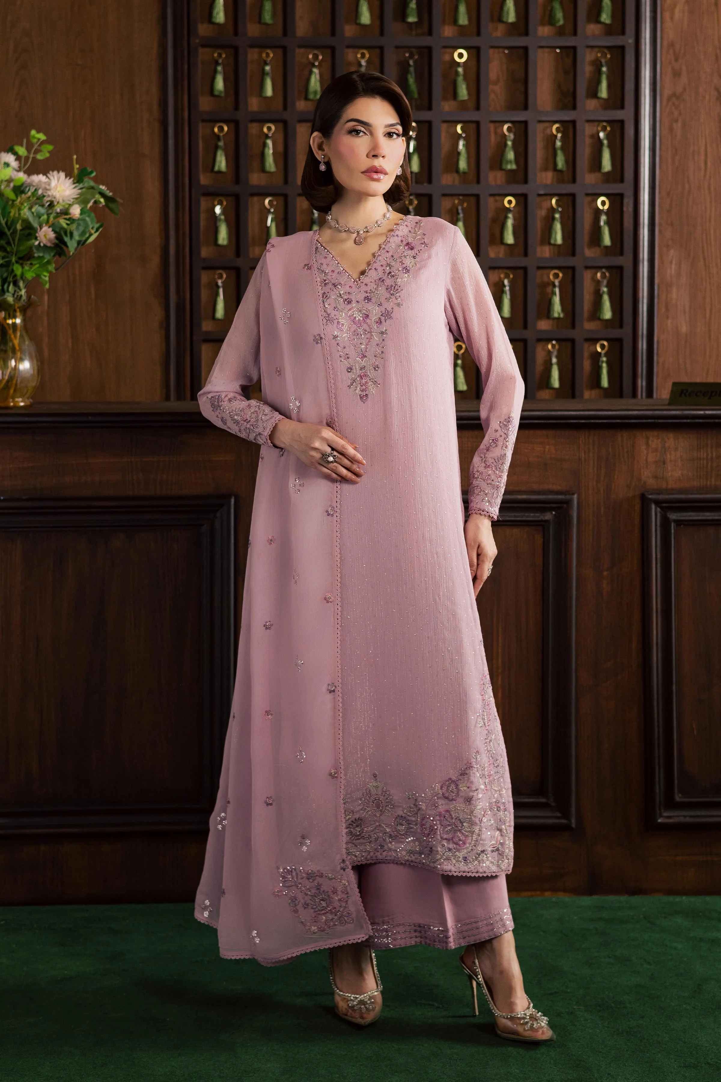 Pink Zimal 3Pc - Festive Luxury Formal - Image 9