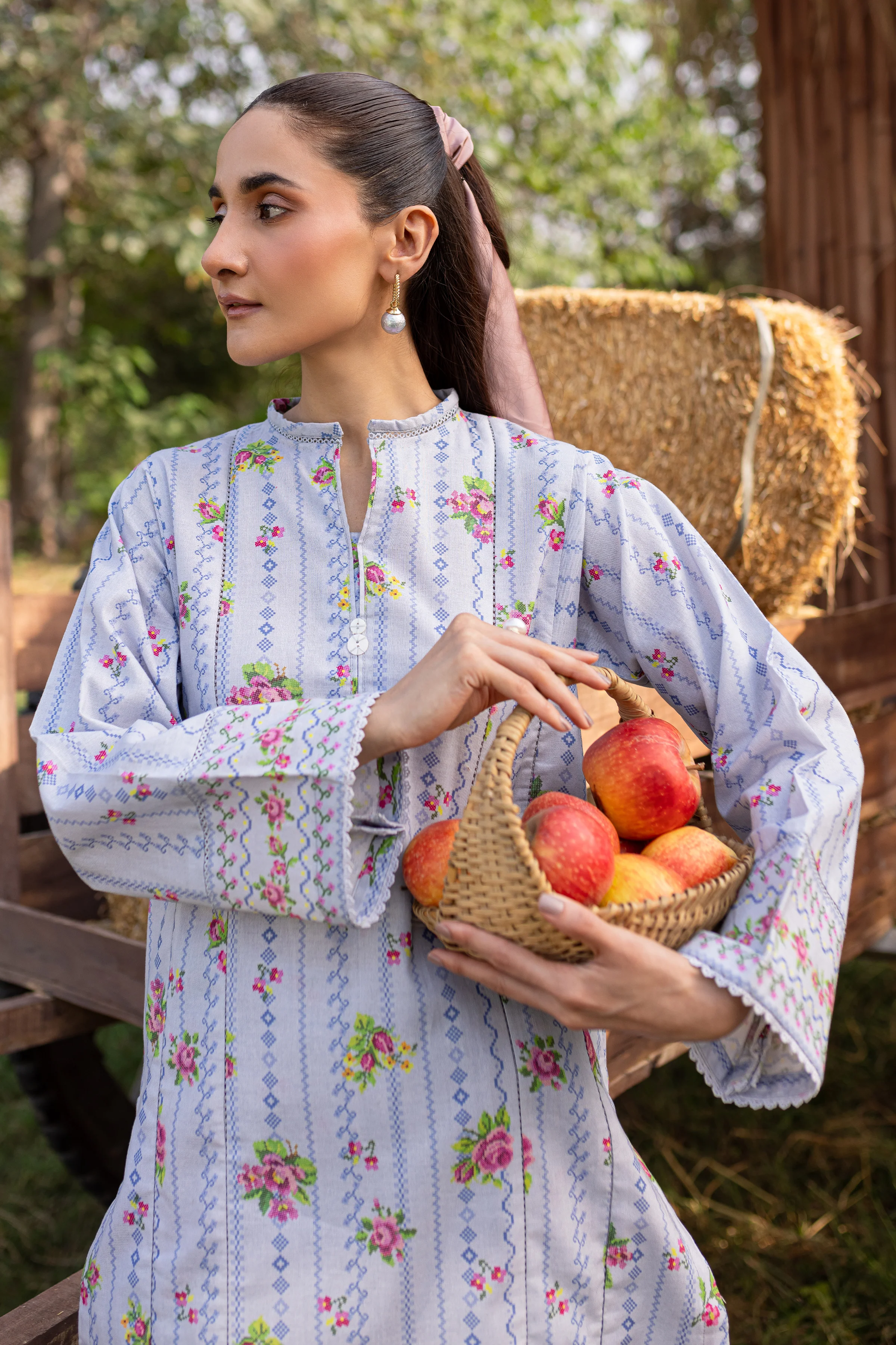 Pinokio 2Pc - Printed Khaddar Dress - Image 2
