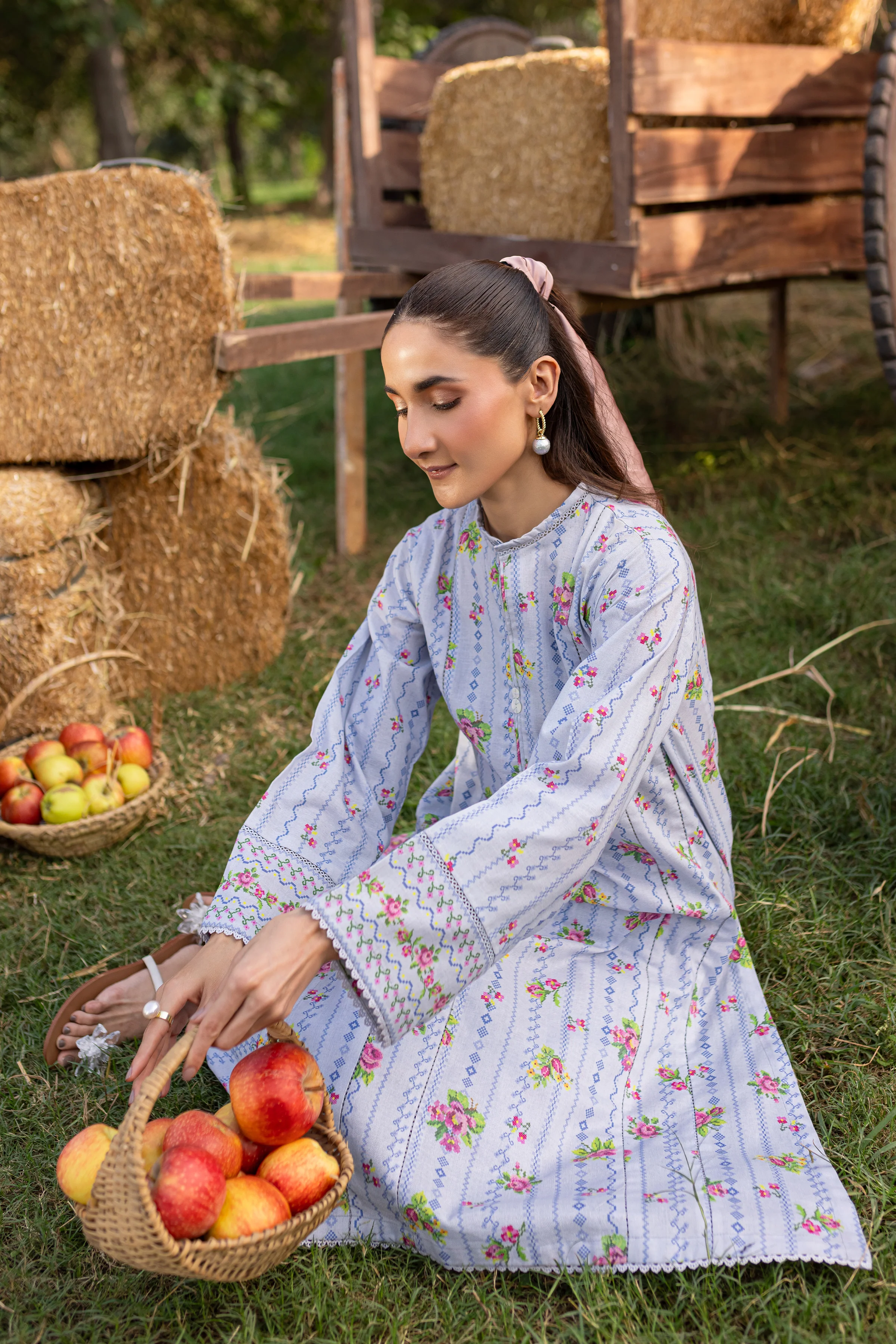 Pinokio 2Pc - Printed Khaddar Dress - Image 3