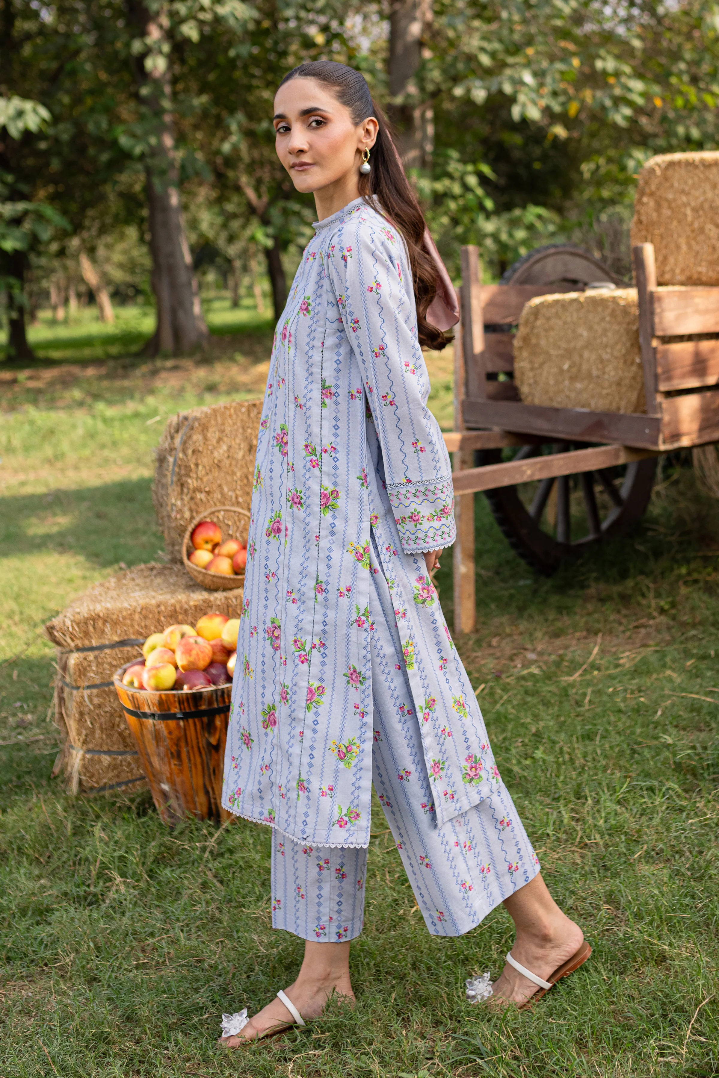 Pinokio 2Pc - Printed Khaddar Dress - Image 4
