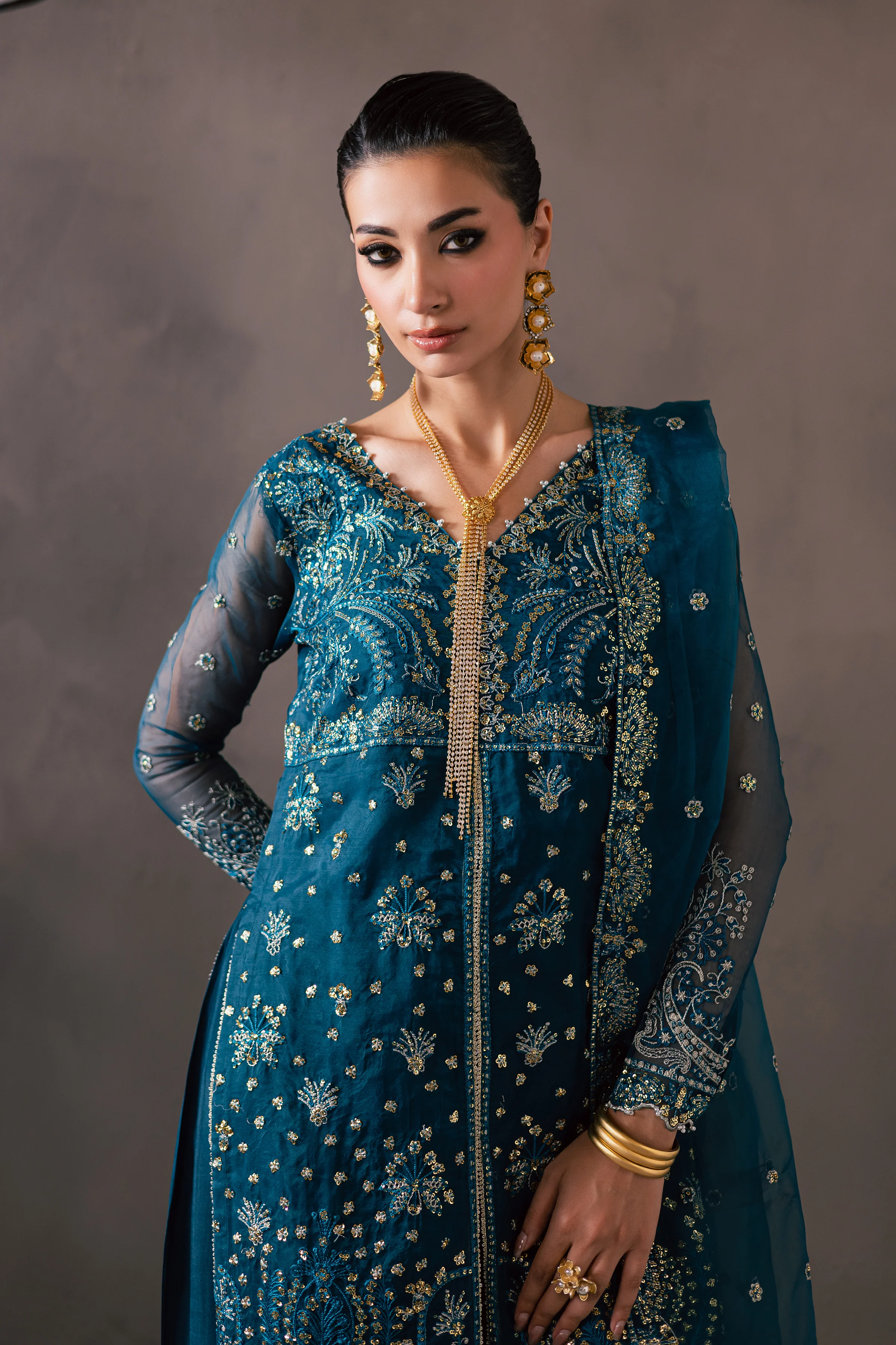 Posh Affair 3Pc - Festive Luxe Pret - Image 3