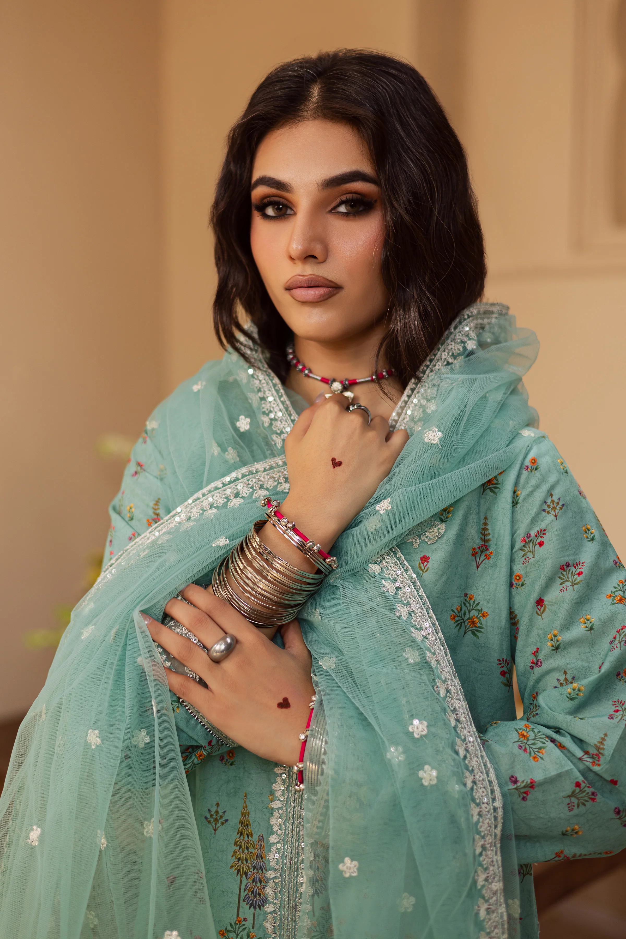 Primal Era 3Pc - Printed Lawn Dress - Image 5