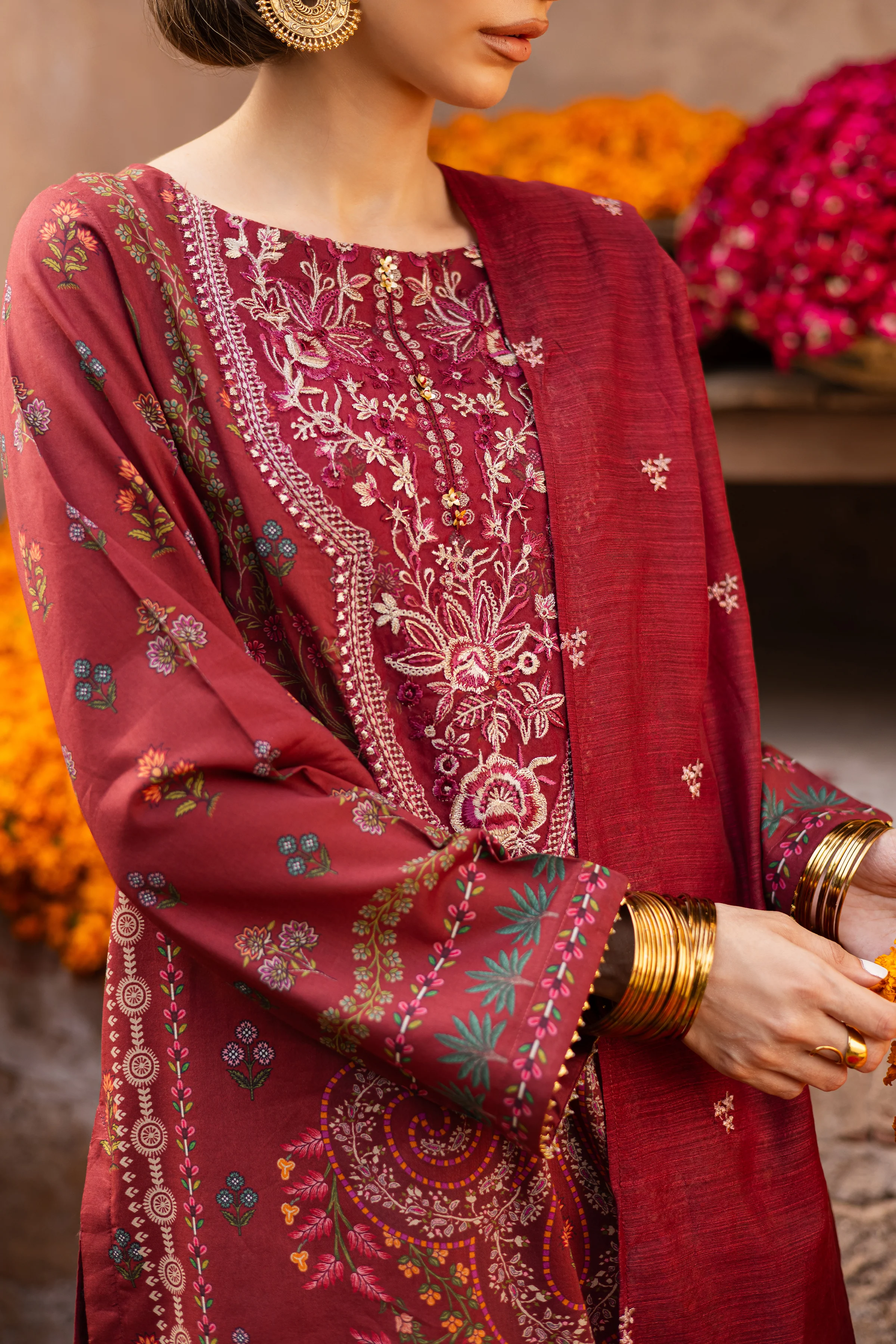 Prishay 3Pc- Printed Lawn Dress - Image 7