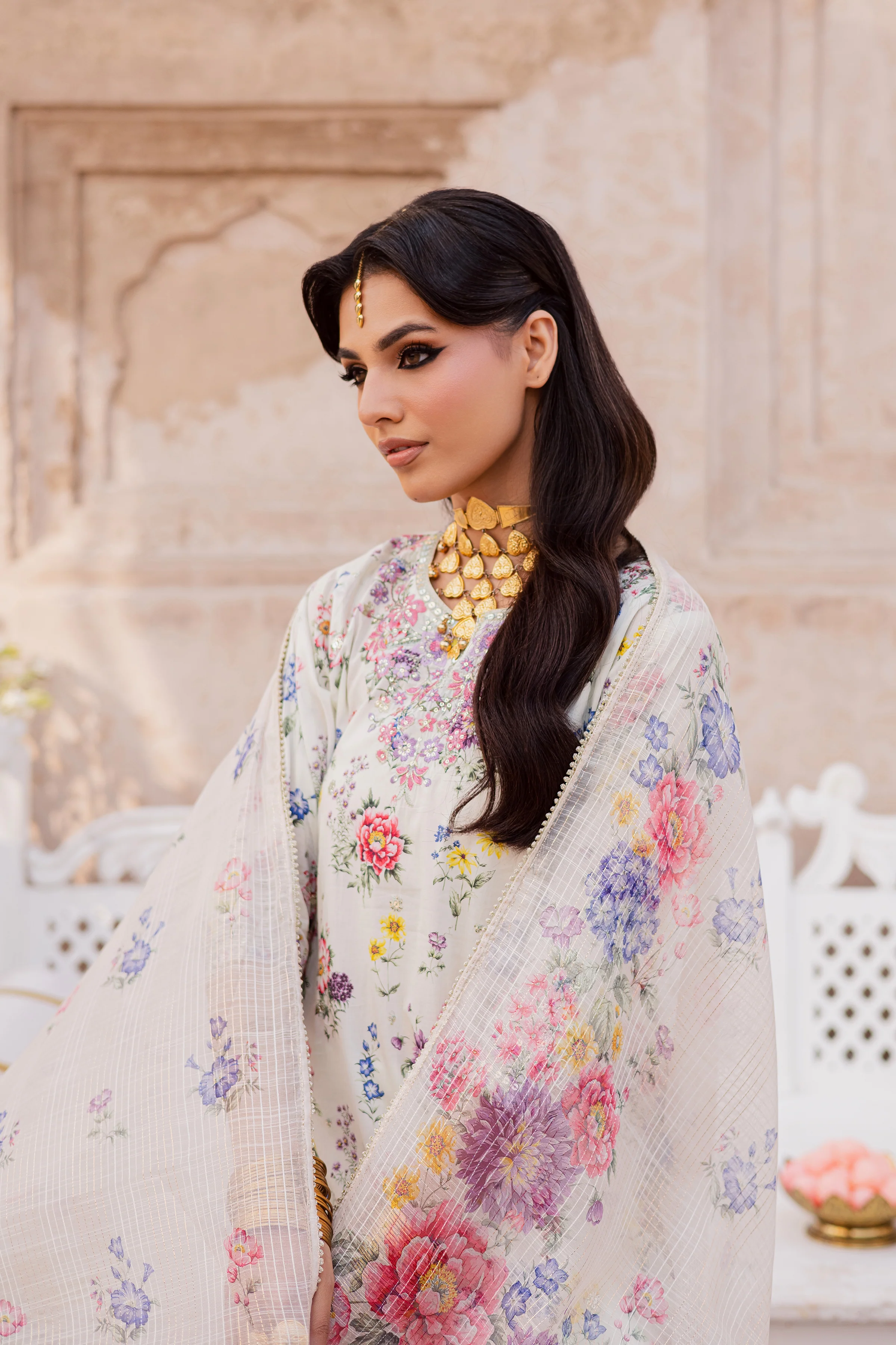 Qissa 3Pc - Festive Eid Prints - Image 6