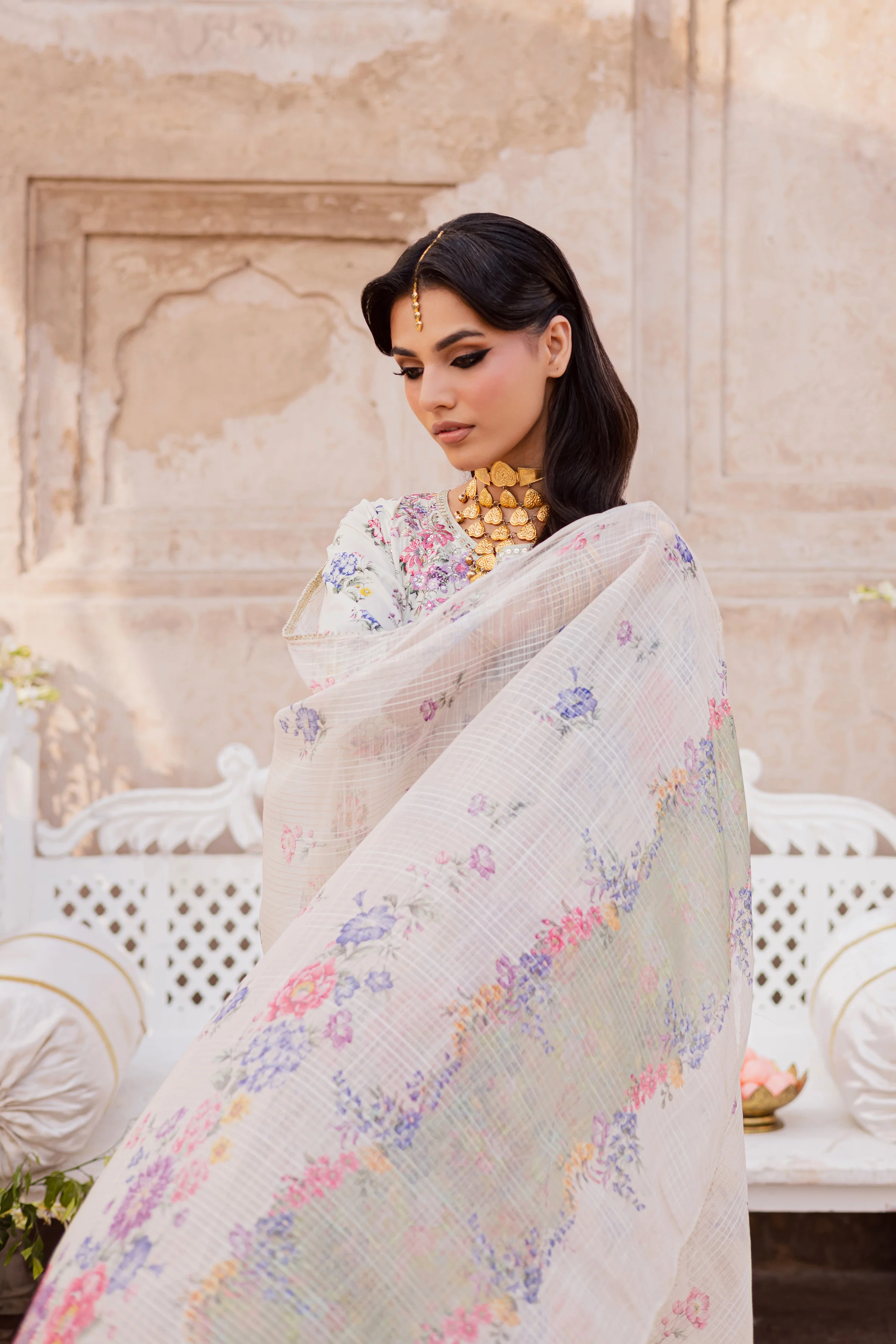 Qissa 3Pc - Festive Eid Prints - Image 7
