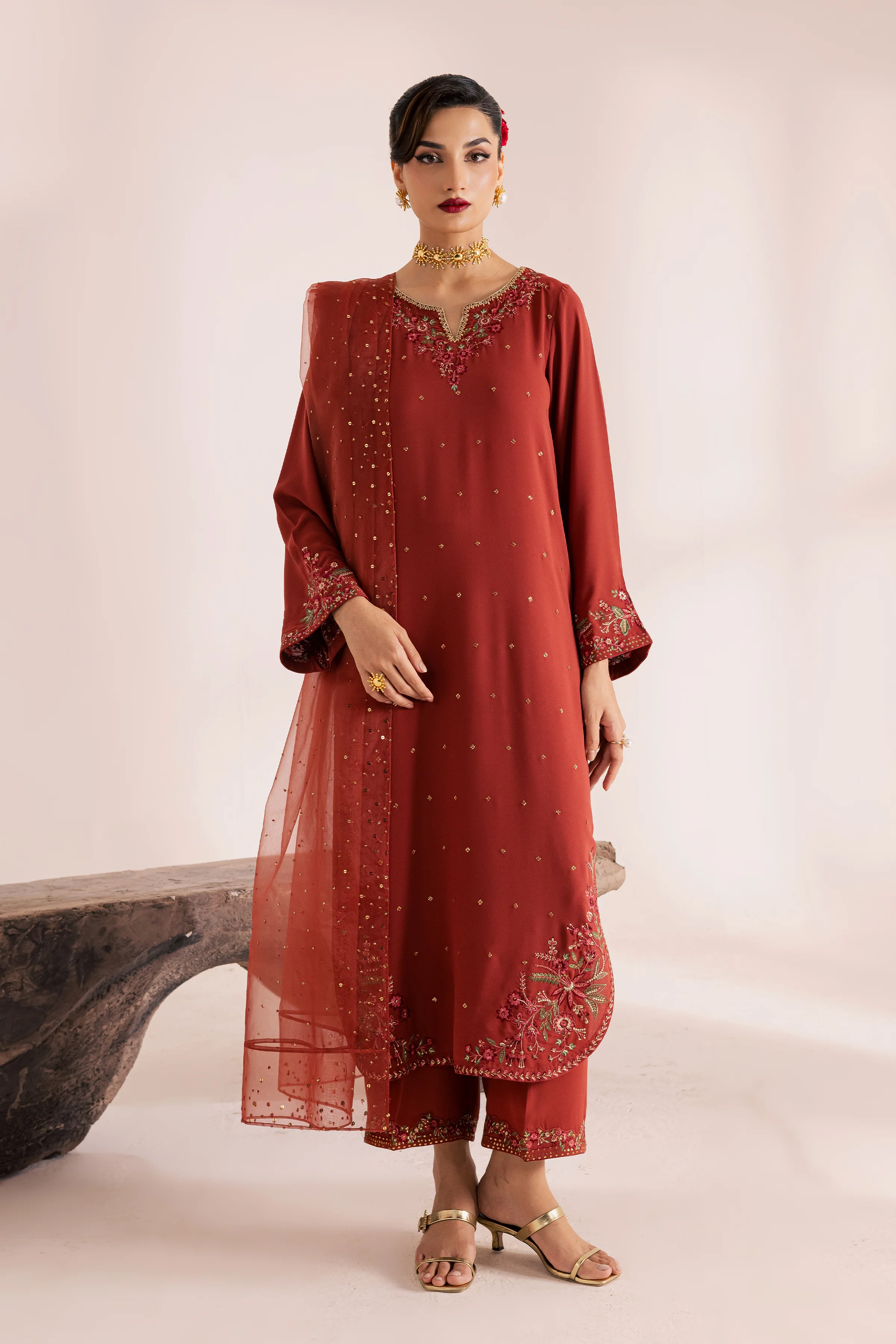 Raha 3Pc - Festive Luxe Pret - Image 5
