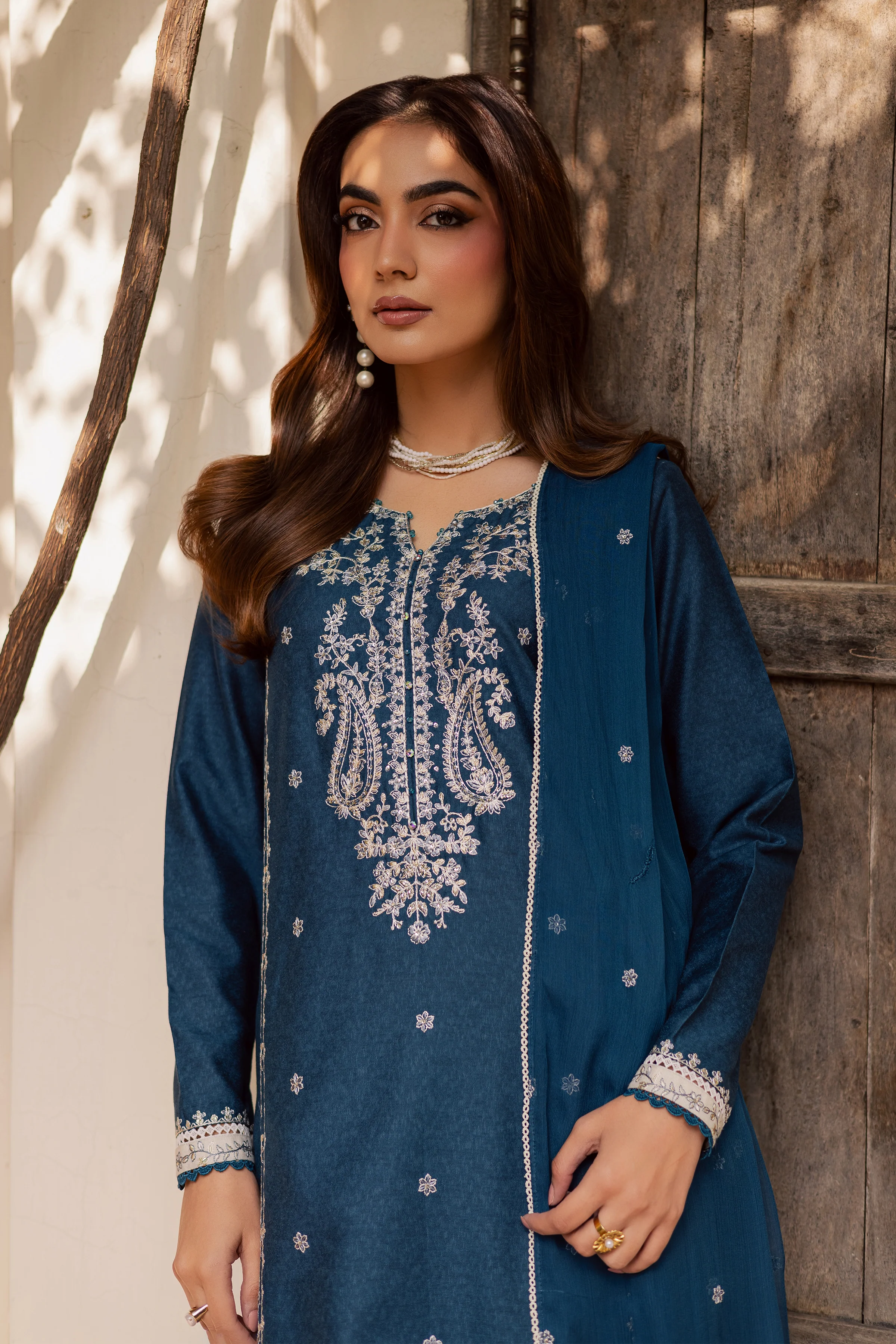 Raham 3Pc - Embroidered Festive Pret - Image 5