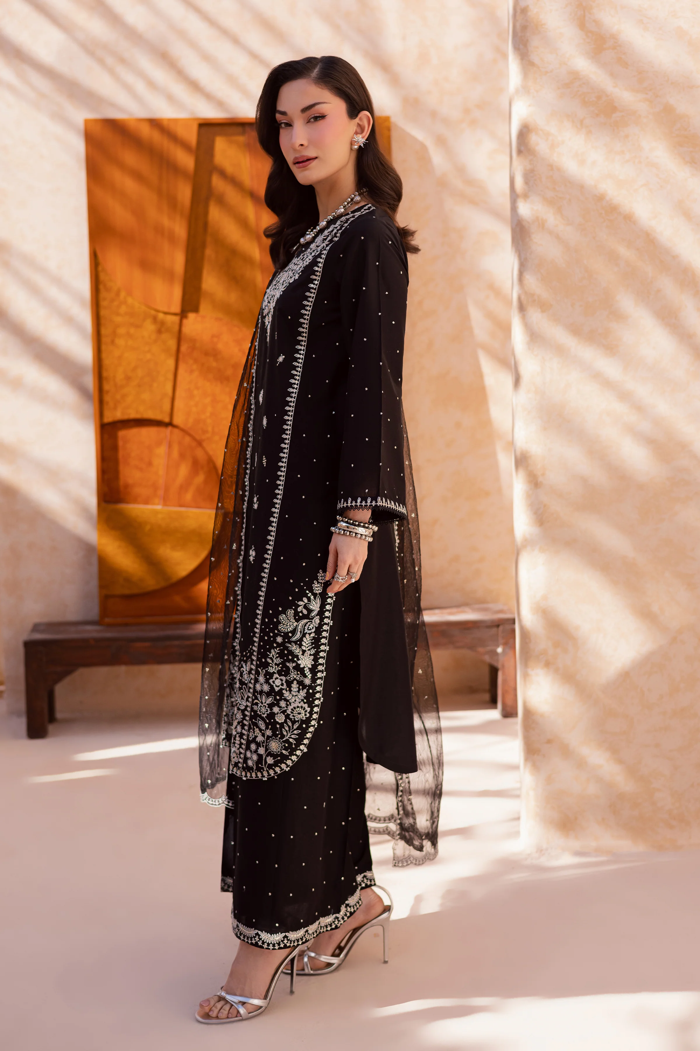 Rameesha 3Pc - Festive Embroidered Lawn - Image 3
