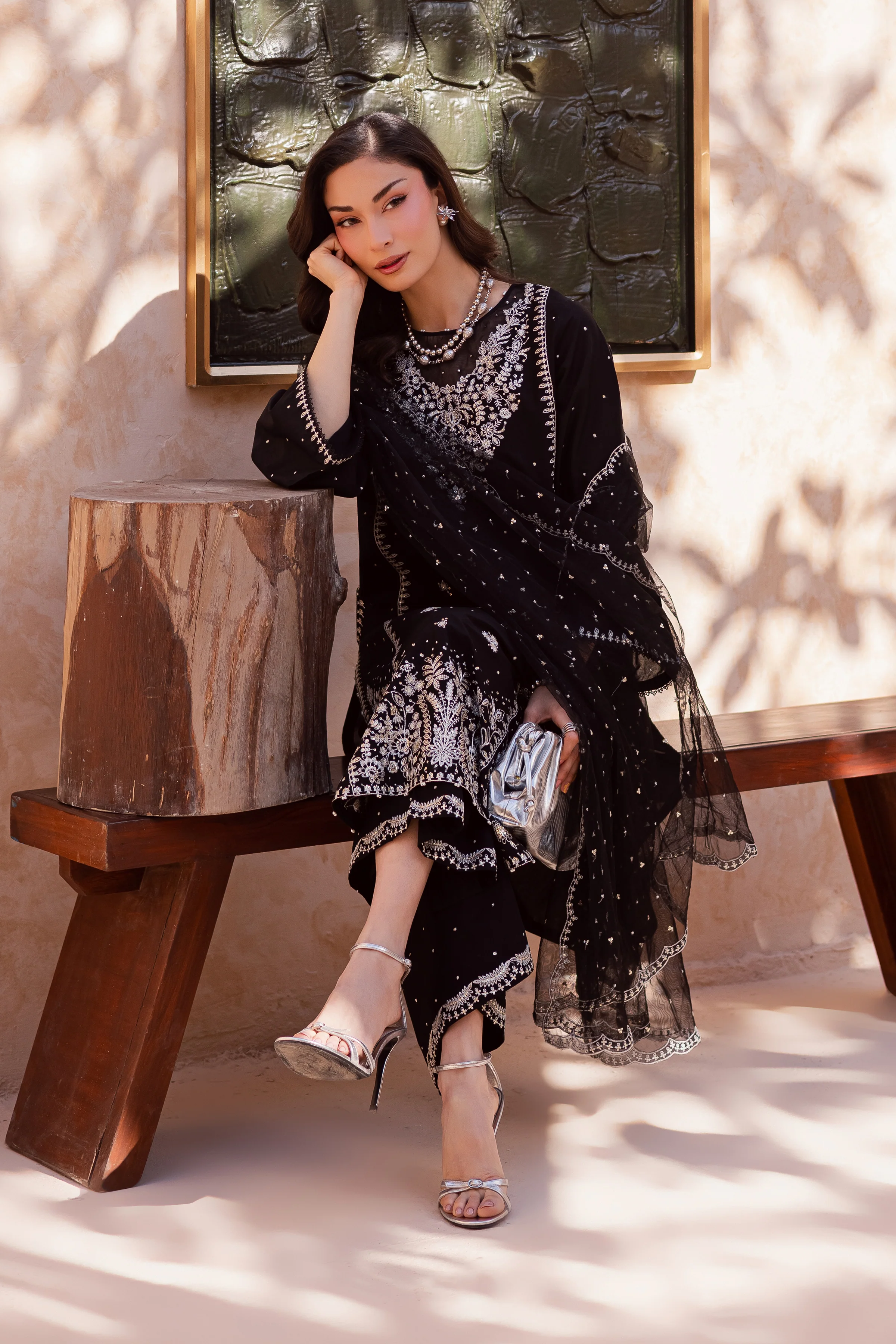 Rameesha 3Pc - Festive Embroidered Lawn - Image 4