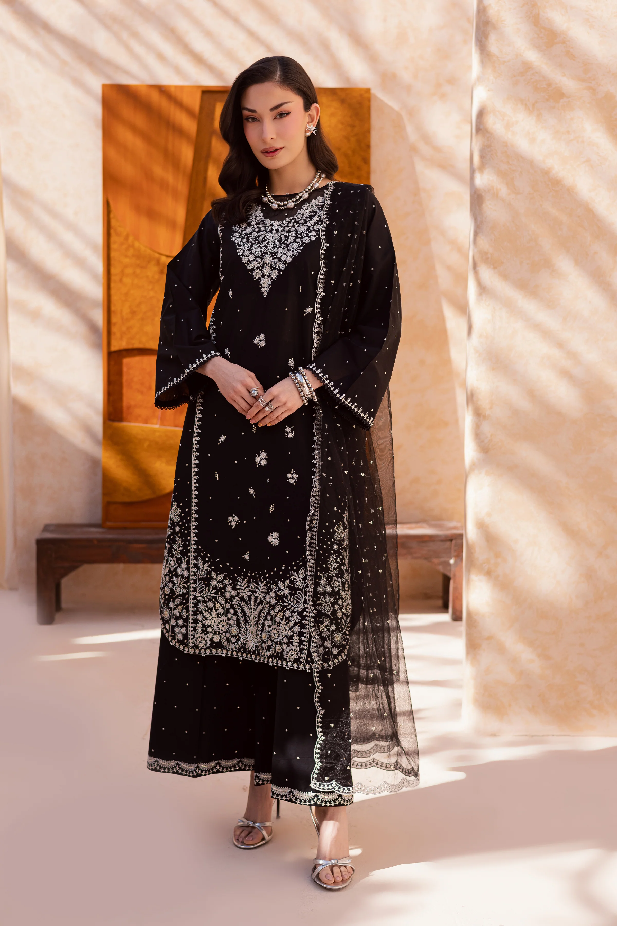Rameesha 3Pc - Festive Embroidered Lawn - Image 7