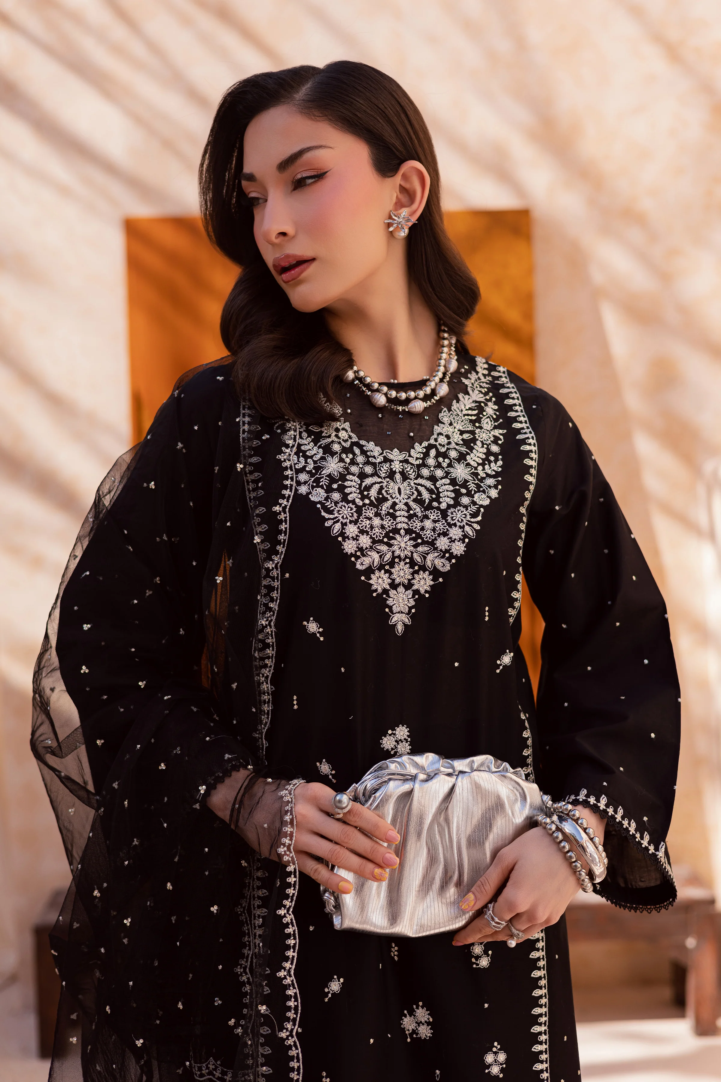 Rameesha 3Pc - Festive Embroidered Lawn - Image 8