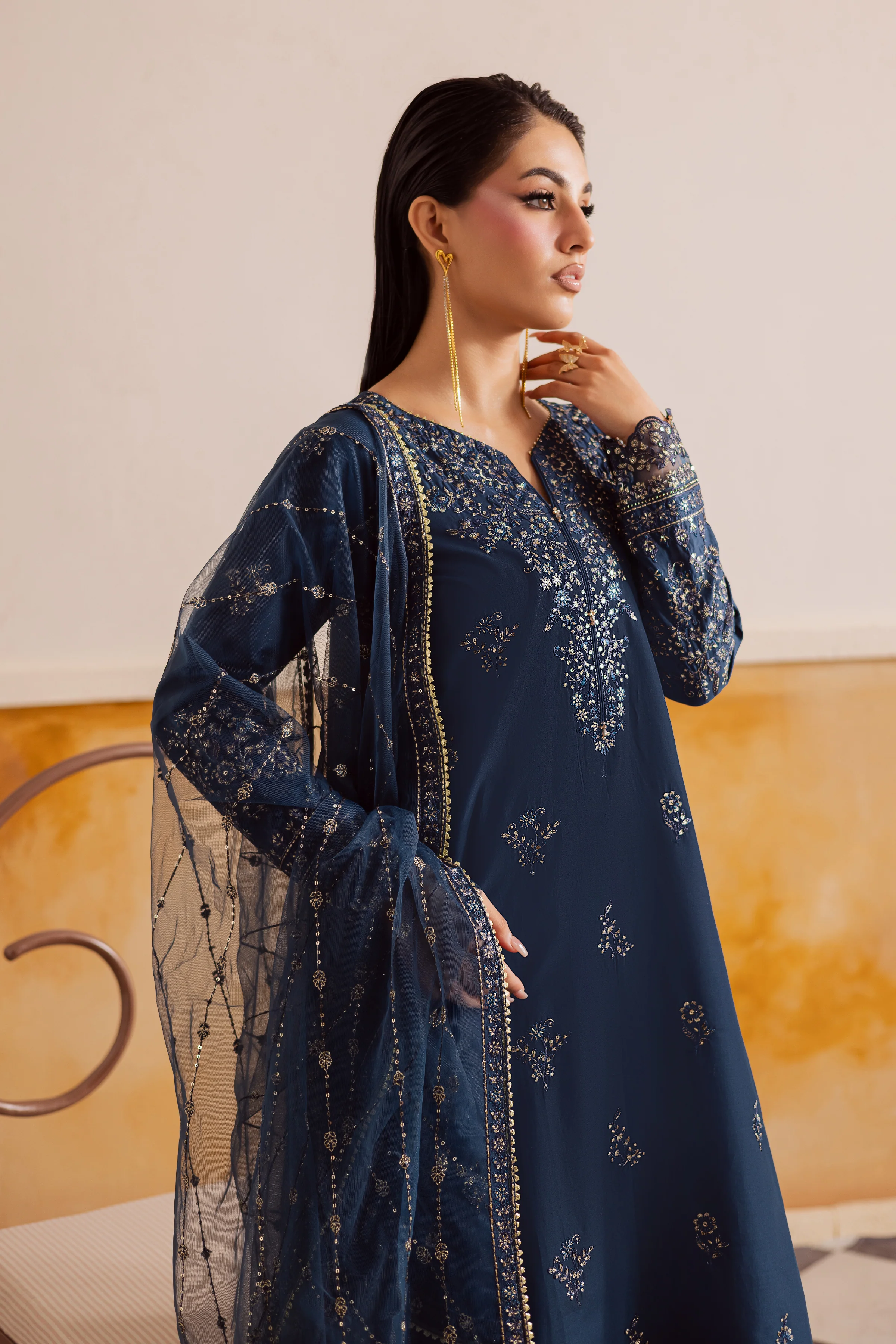 Rasha 3Pc - Embroidered Lawn Pret - Image 5