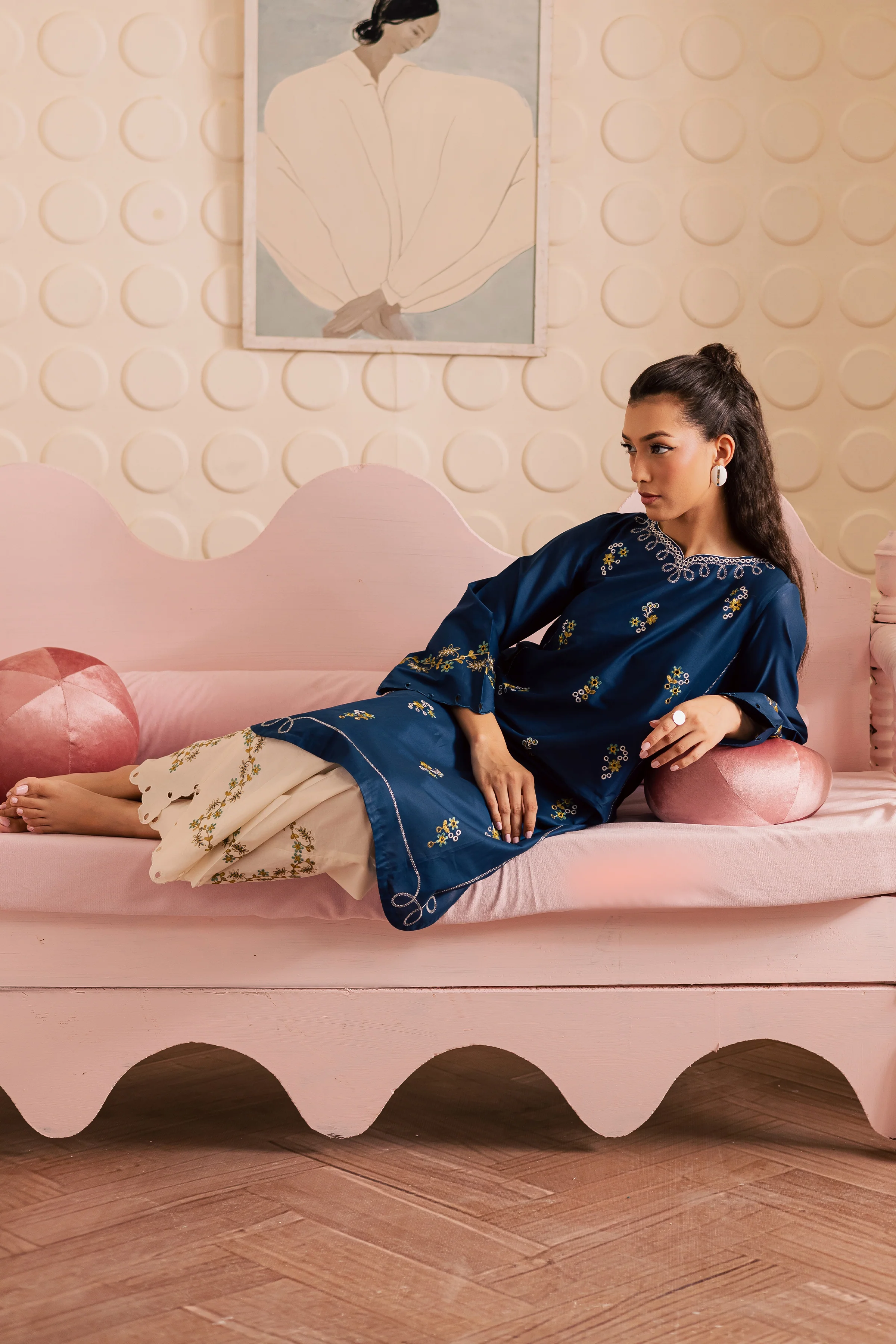 Reef 2Pc - Embroidered Lawn Pret - Image 6