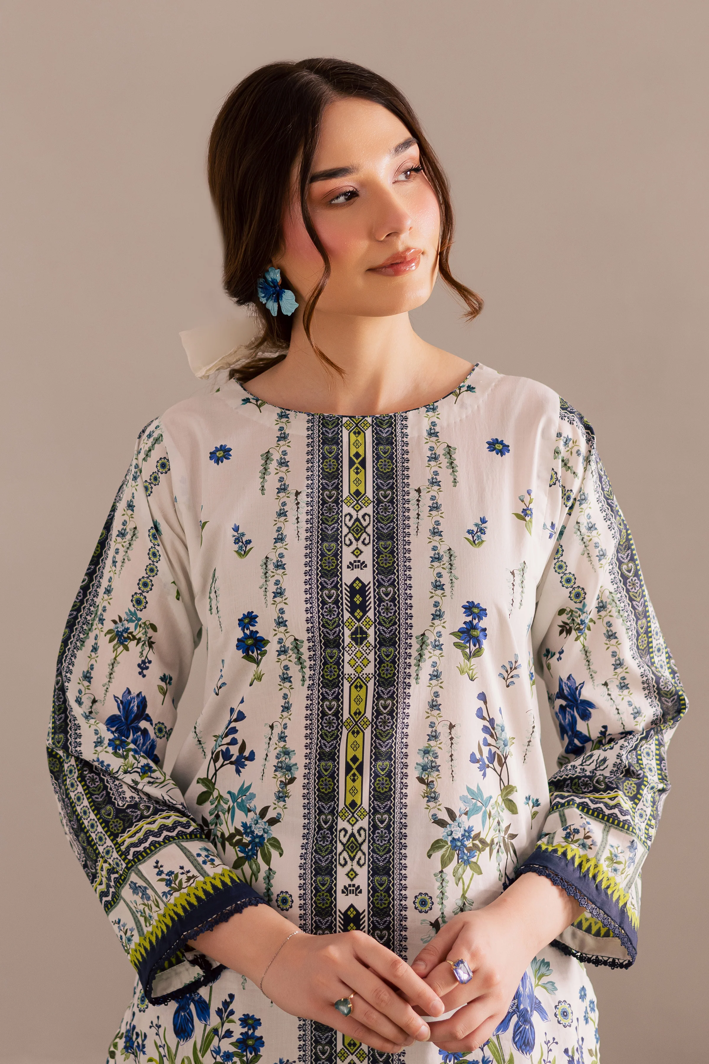 Reyna 2Pc - Printed Lawn Dress - Image 5