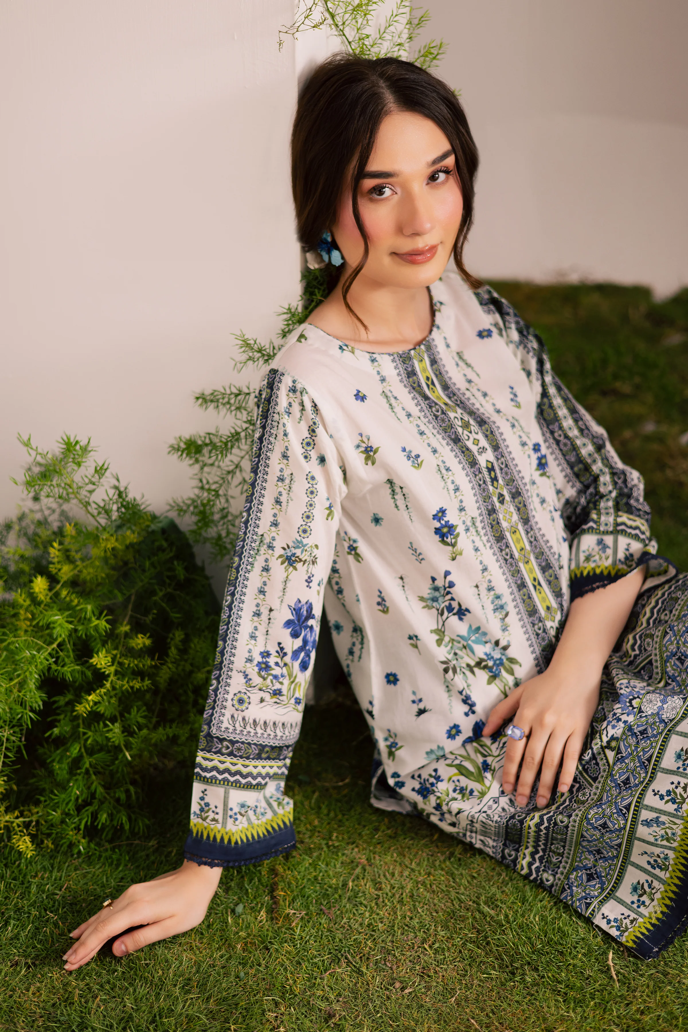 Reyna 2Pc - Printed Lawn Dress - Image 6