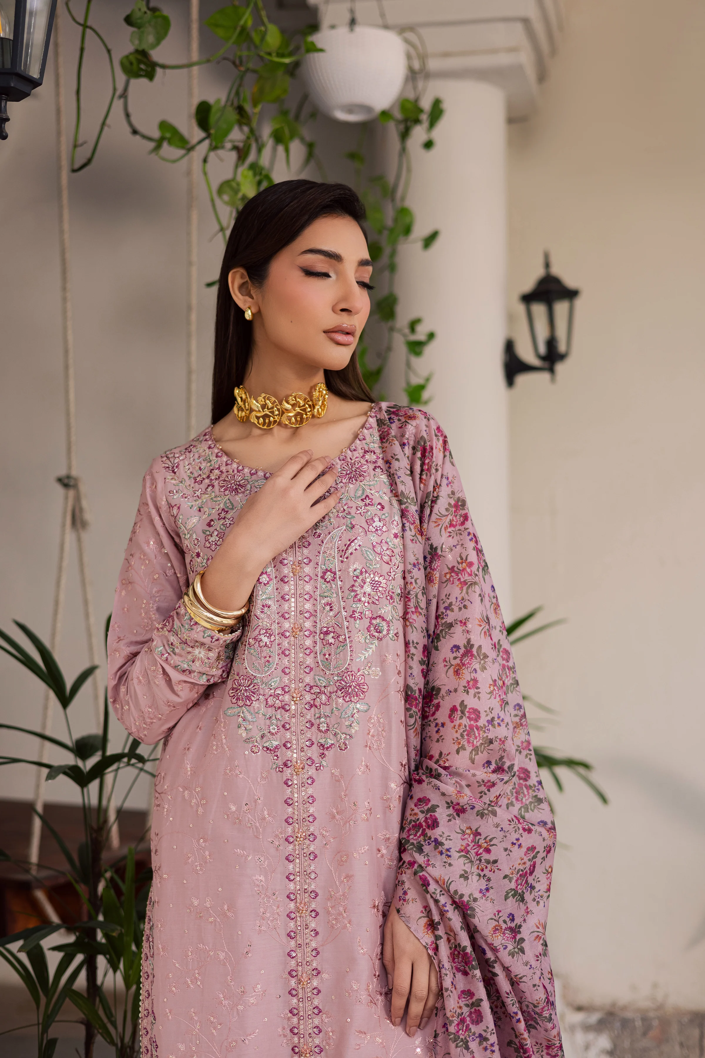 Rimi 3Pc - Festive Embroidered Lawn - Image 4