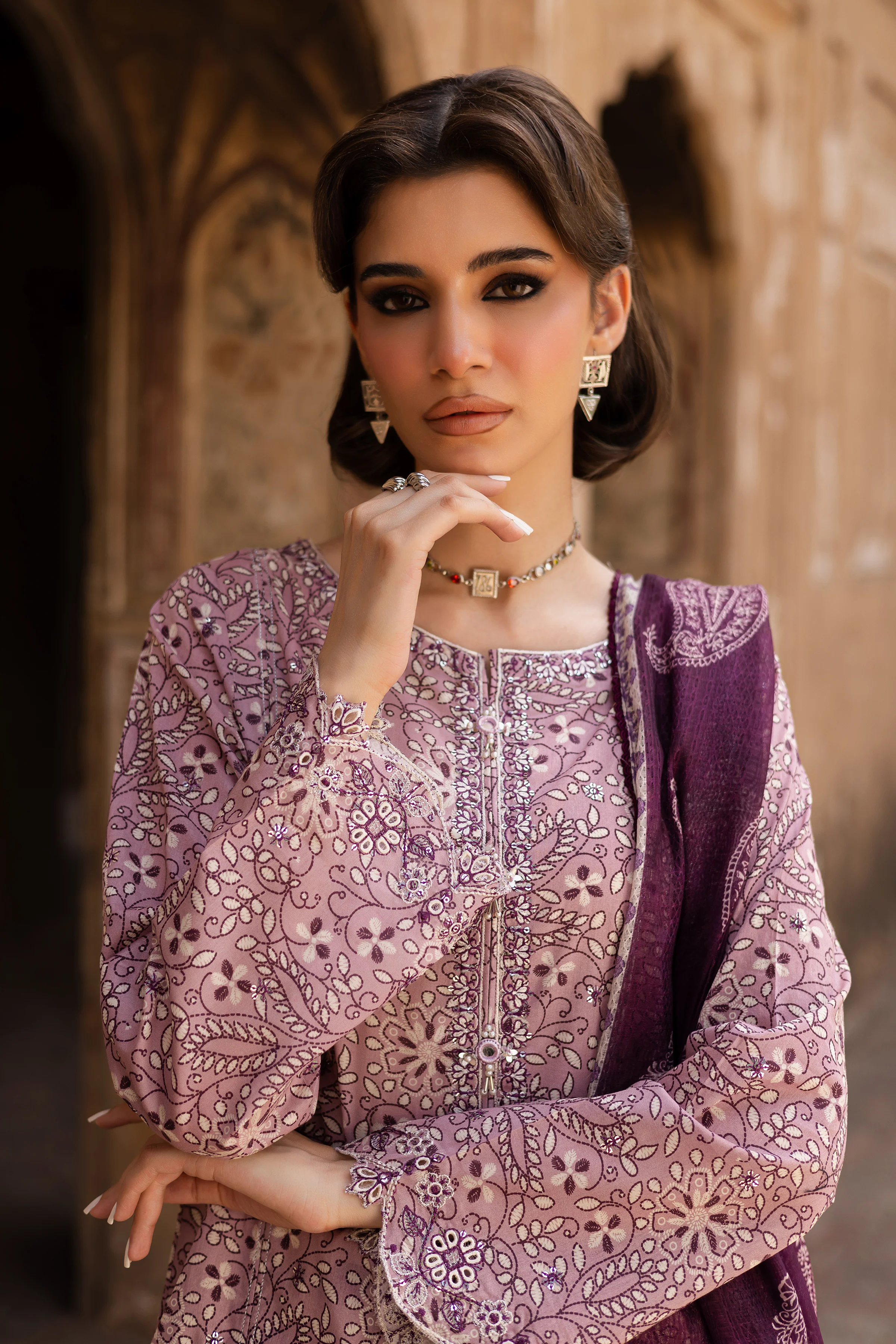 Riya 3Pc- Printed Lawn Dress - Image 2