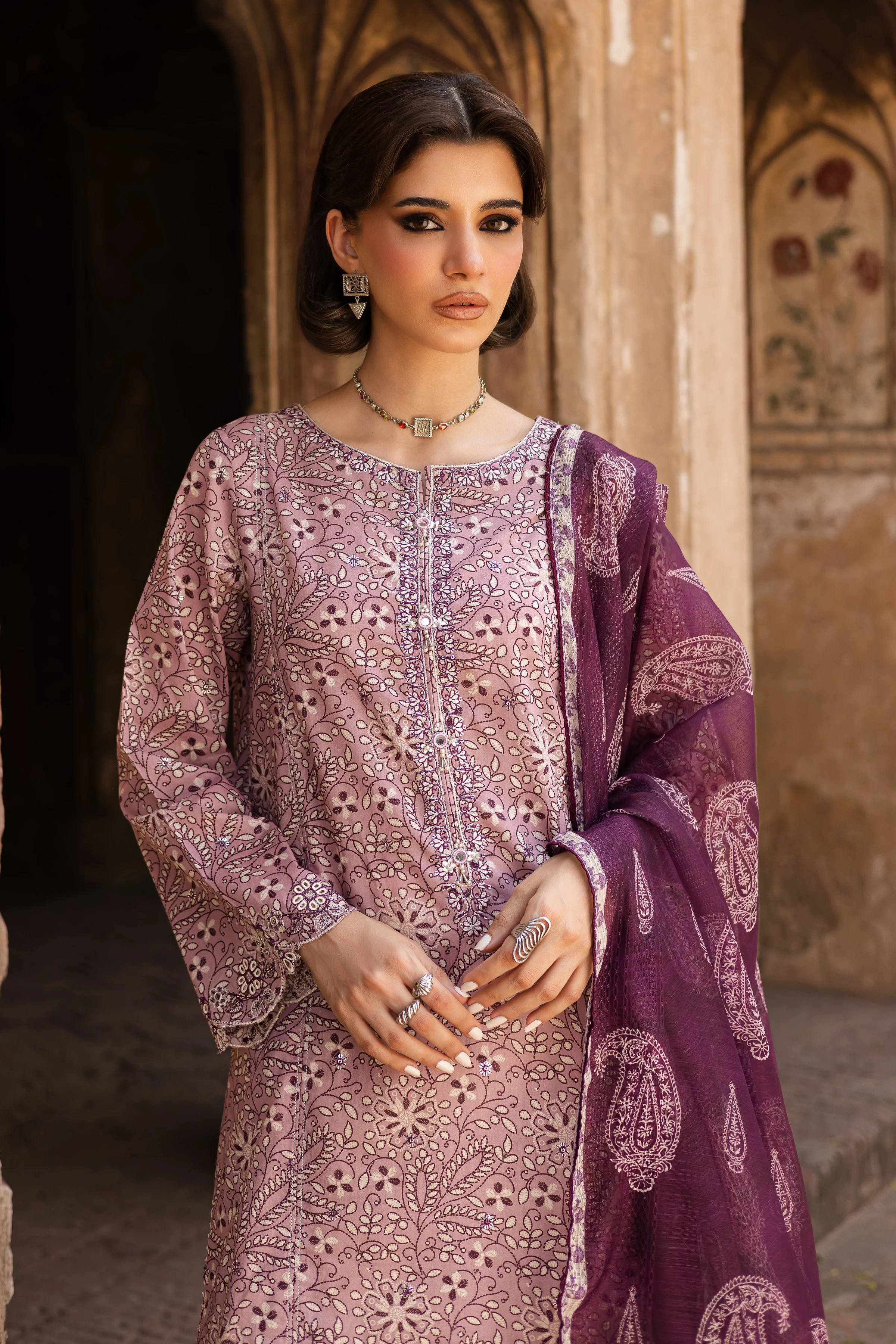Riya 3Pc- Printed Lawn Dress - Image 3