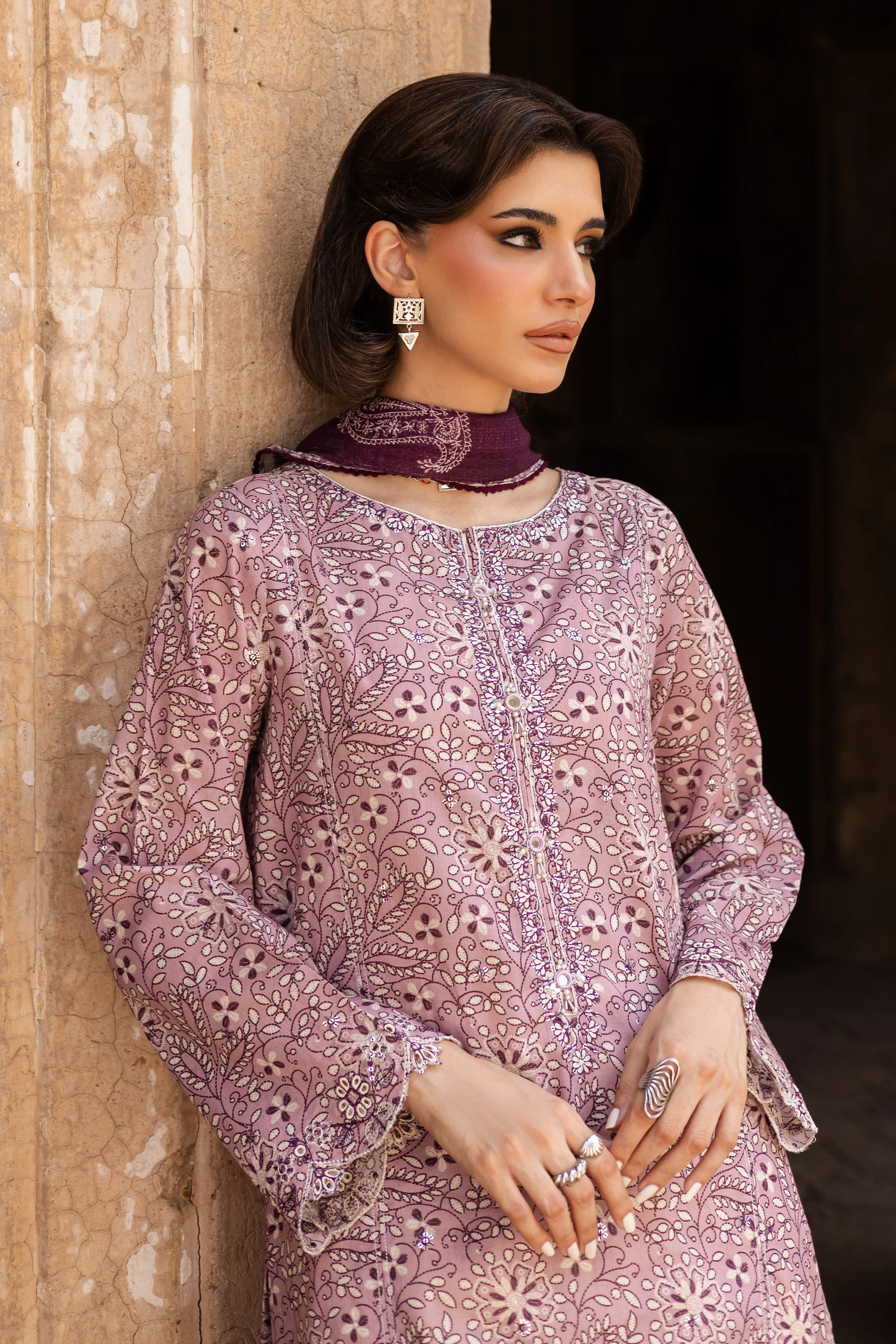 Riya 3Pc- Printed Lawn Dress - Image 6