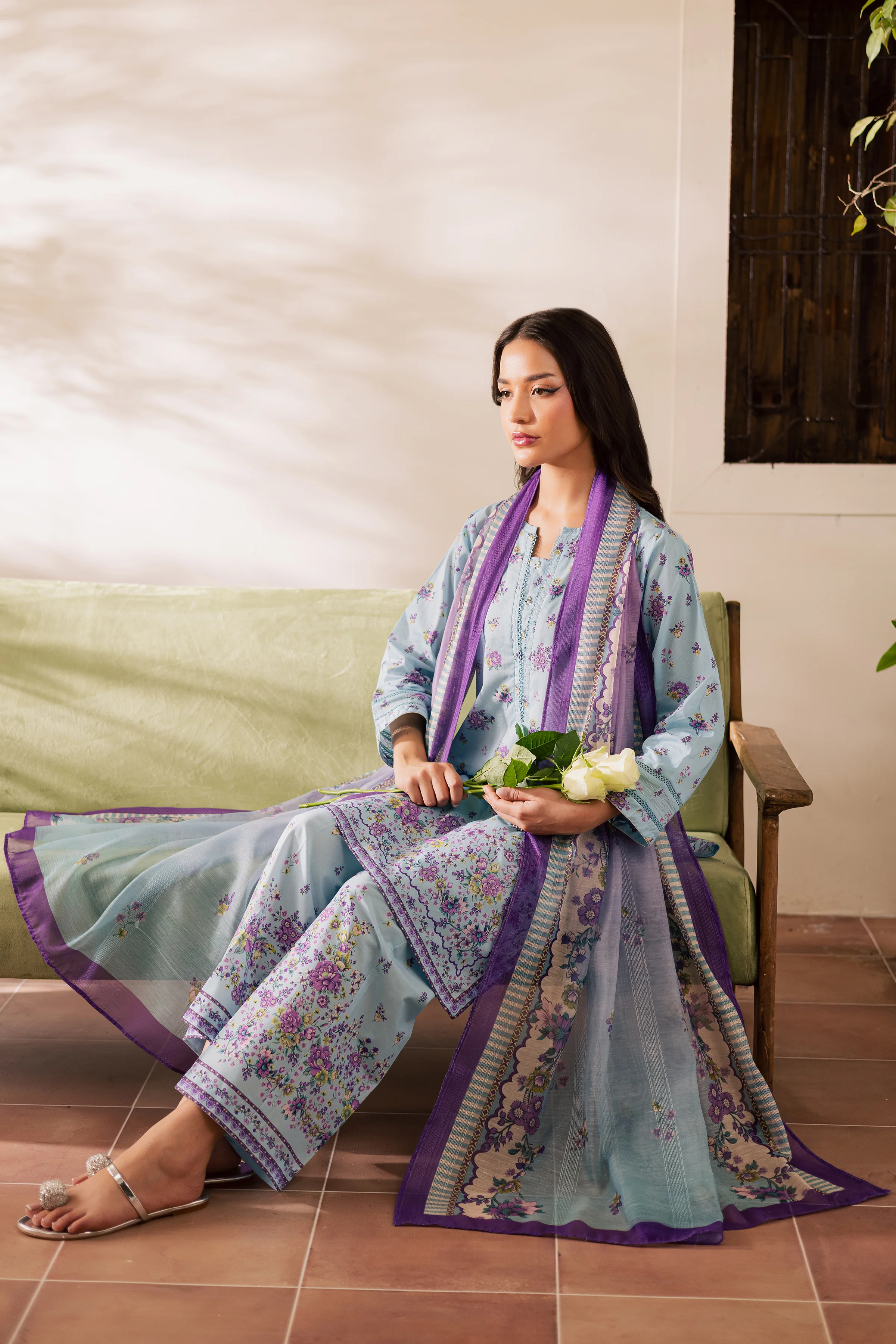 Roan 3Pc - Printed Casual Pret - Image 5