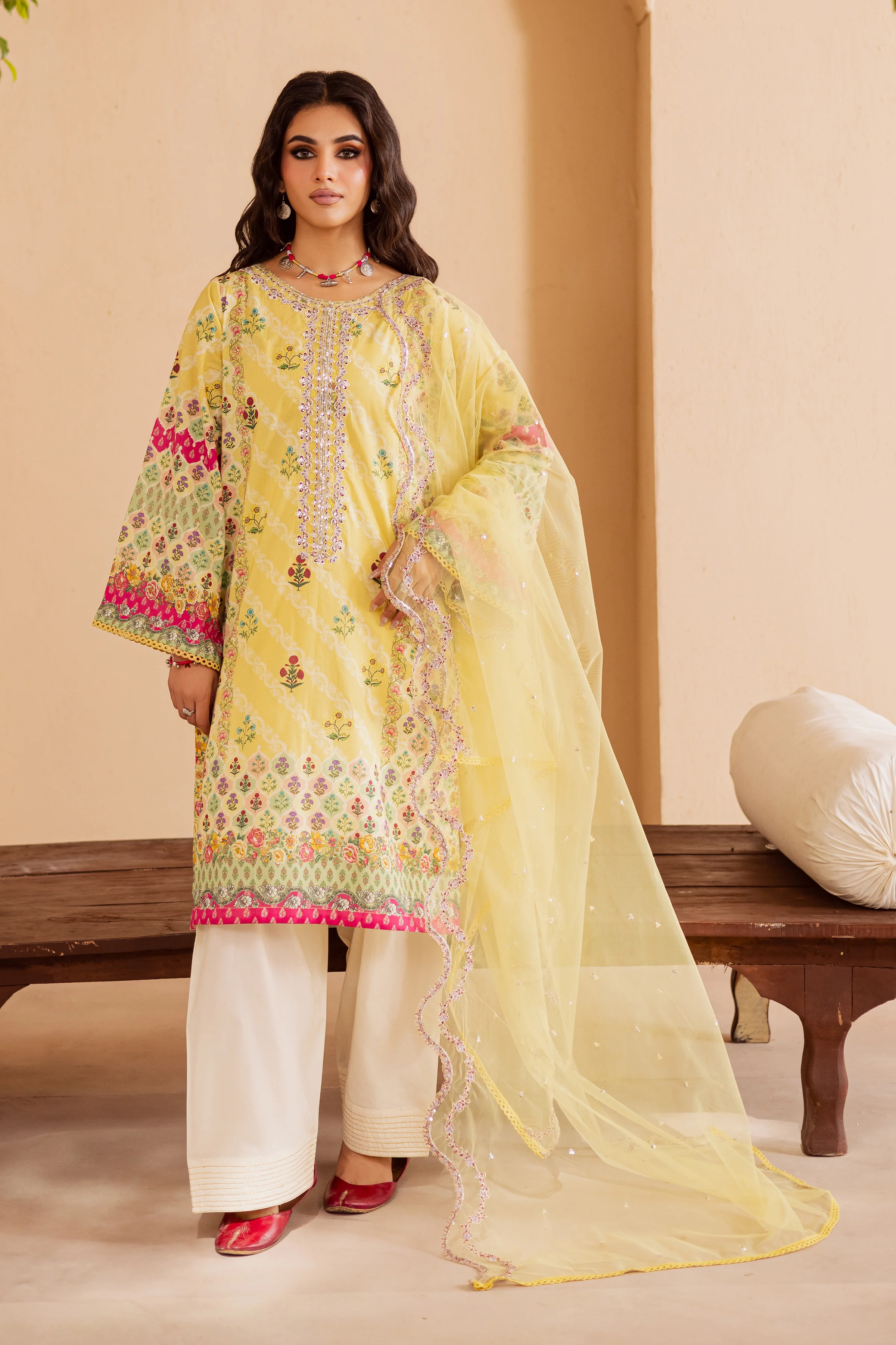 Robin 3Pc - Festive Eid Prints - Image 5