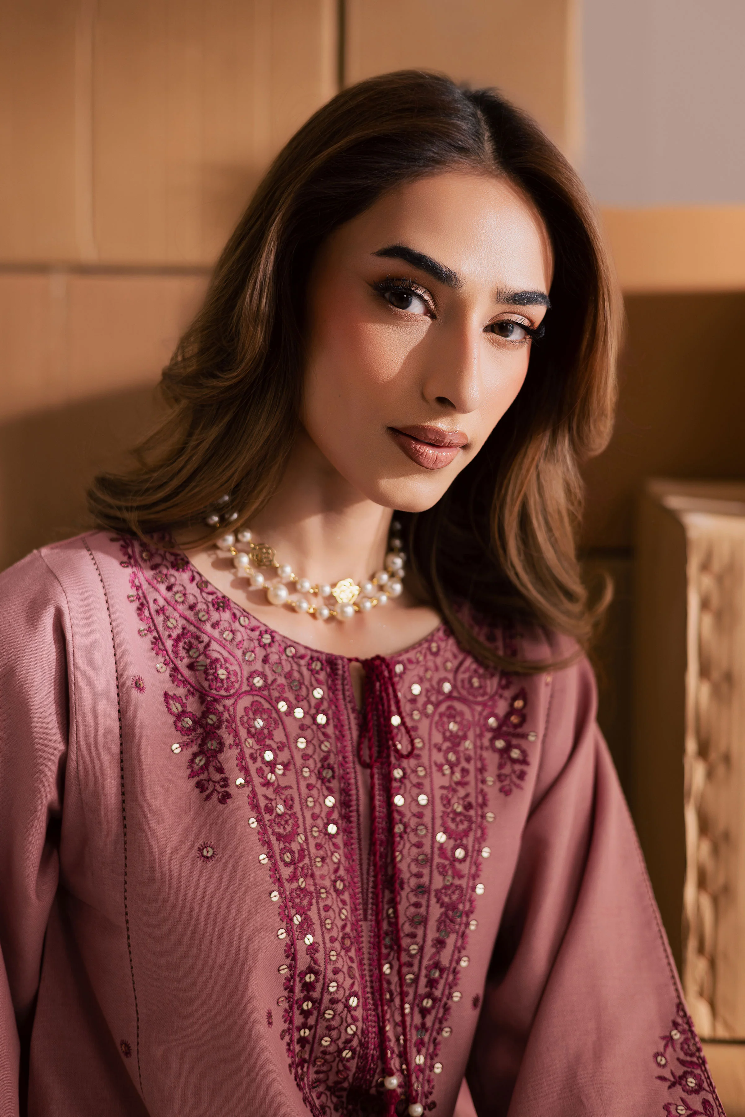Roop 2Pc - Embroidered Khaddar Dress - Image 7