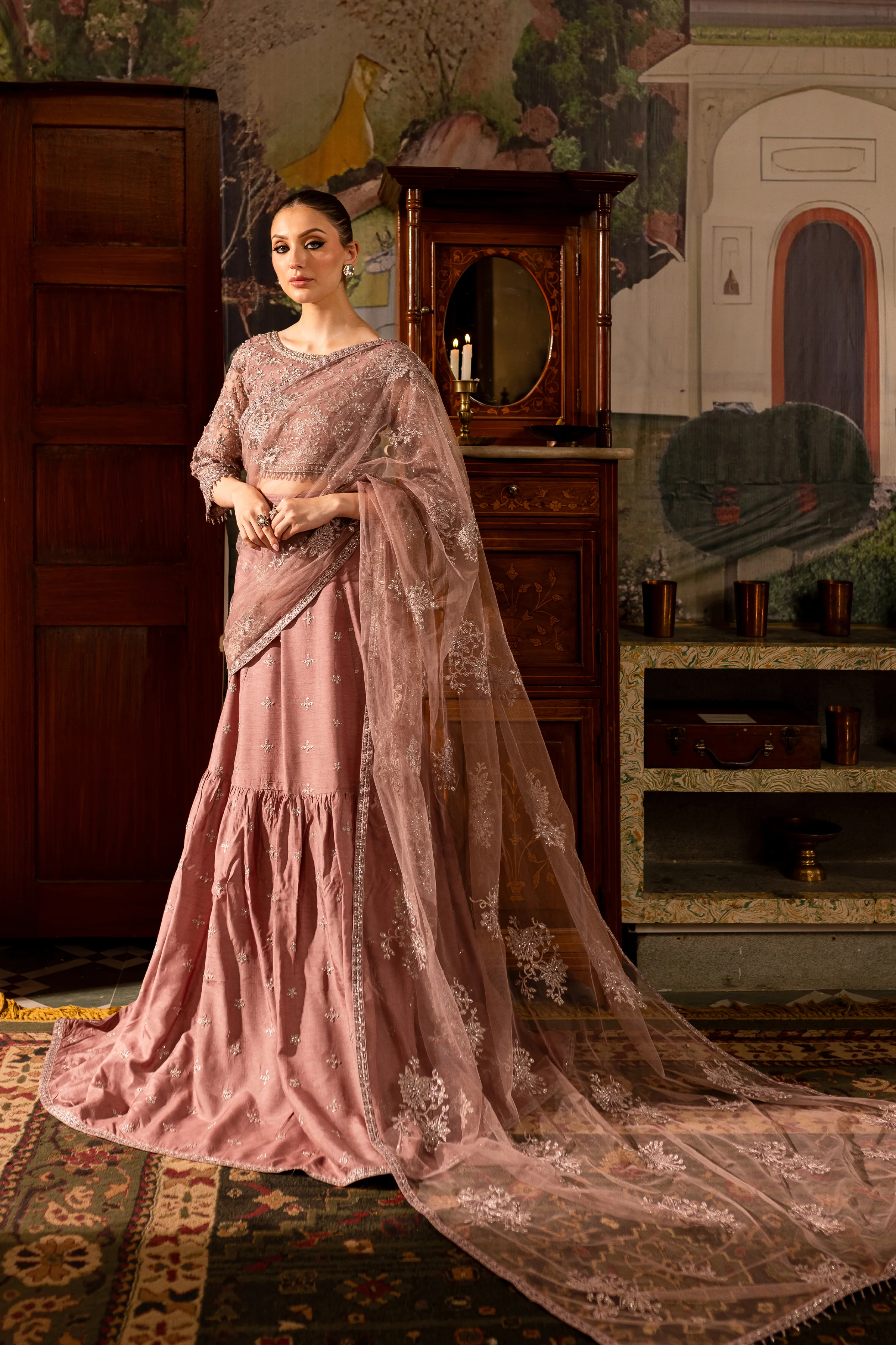 Rosaber Saree 3Pc - Formal Dress - Image 7