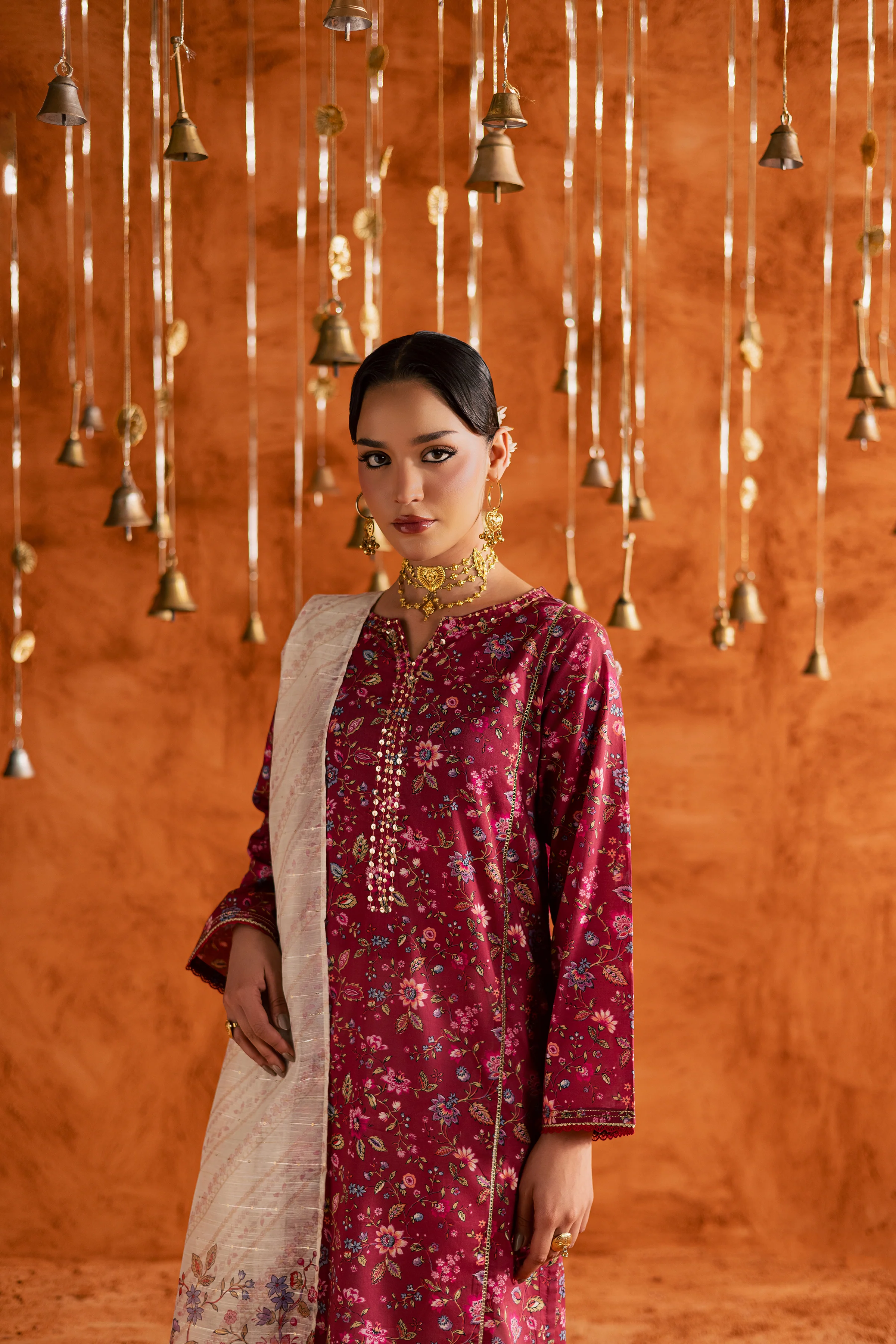 Roseshell 3Pc - Printed Lawn Dress - Image 6