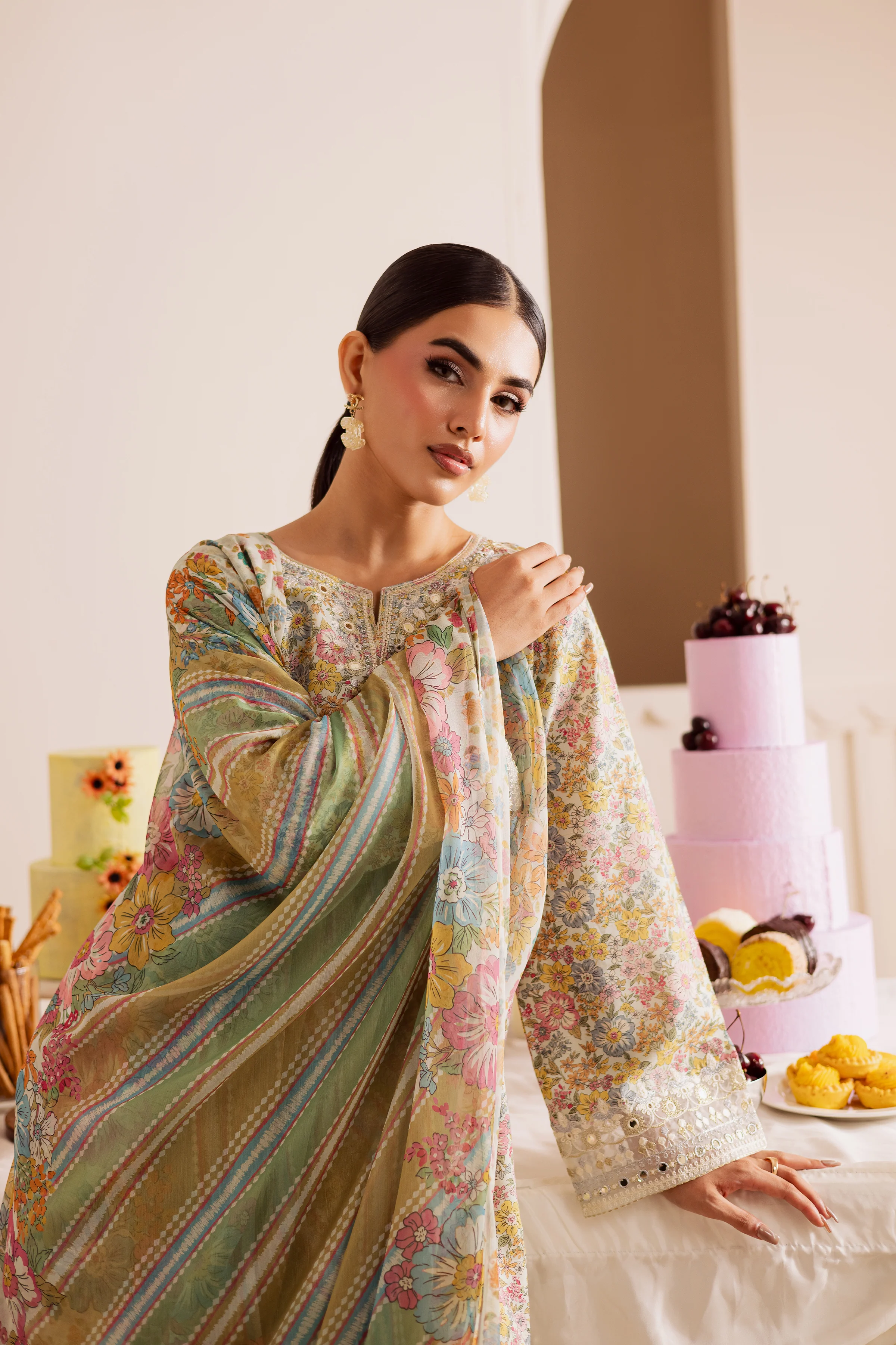Rosie 3Pc - Printed Casual Pret - Image 6